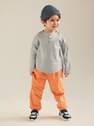 Reserved - Peach Basic-Fit Sweatpants, Boys