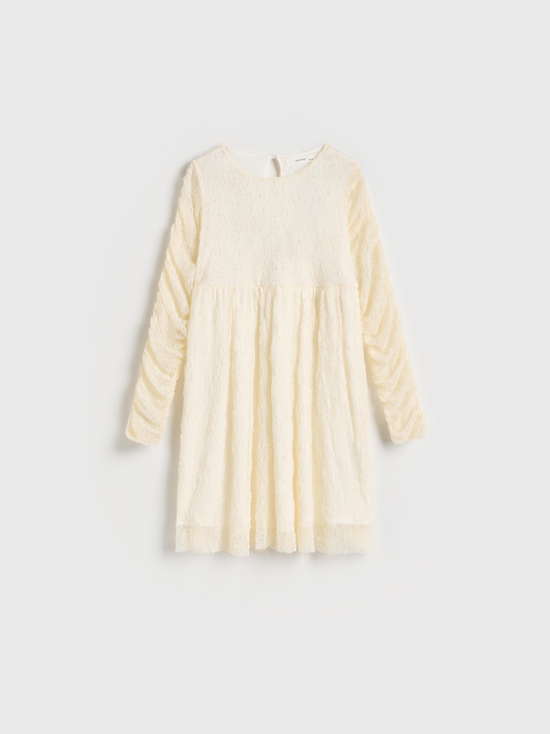 Cream Lace Dress, , large image number 2