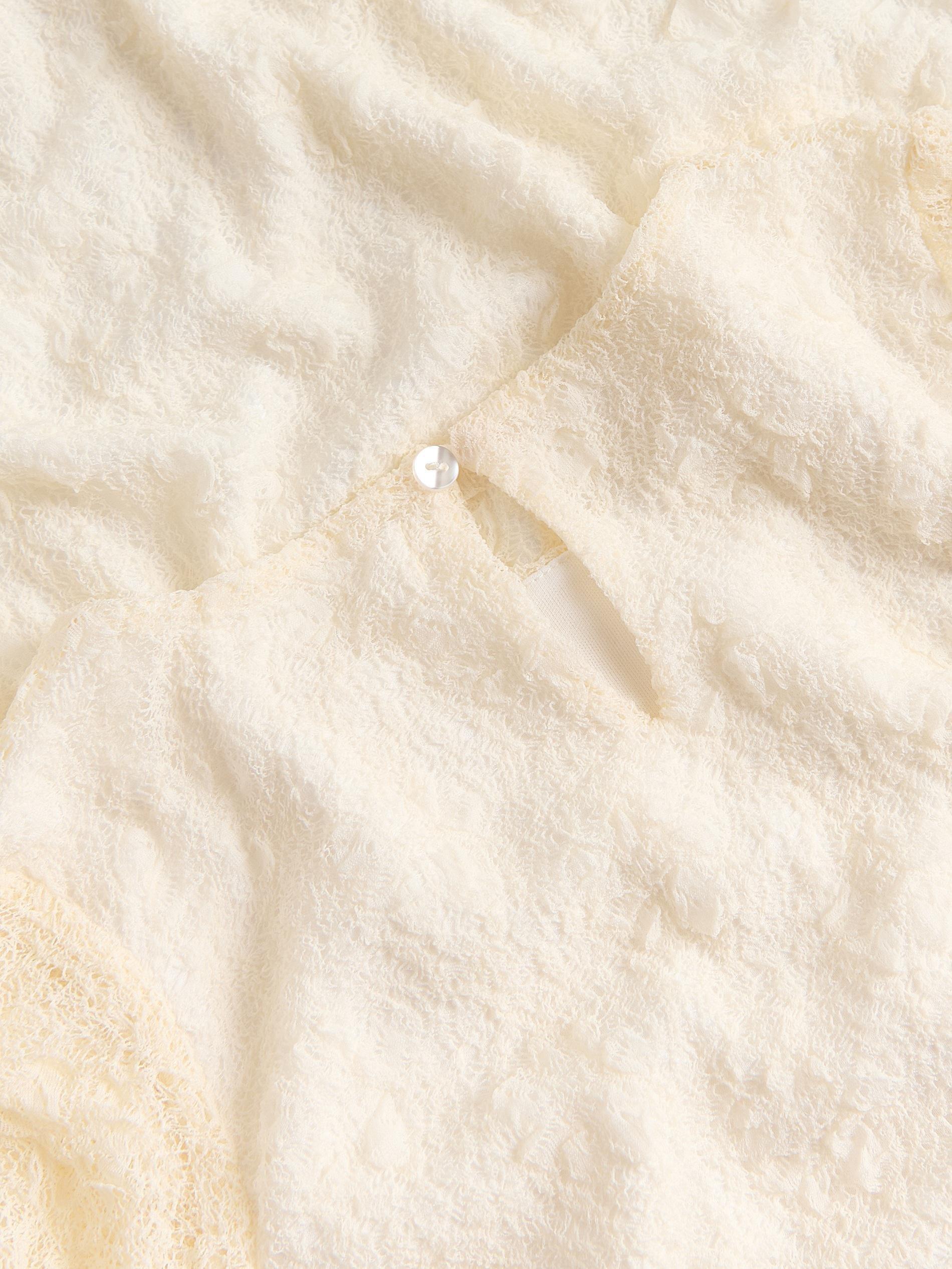 Cream Lace Dress, , large image number 4