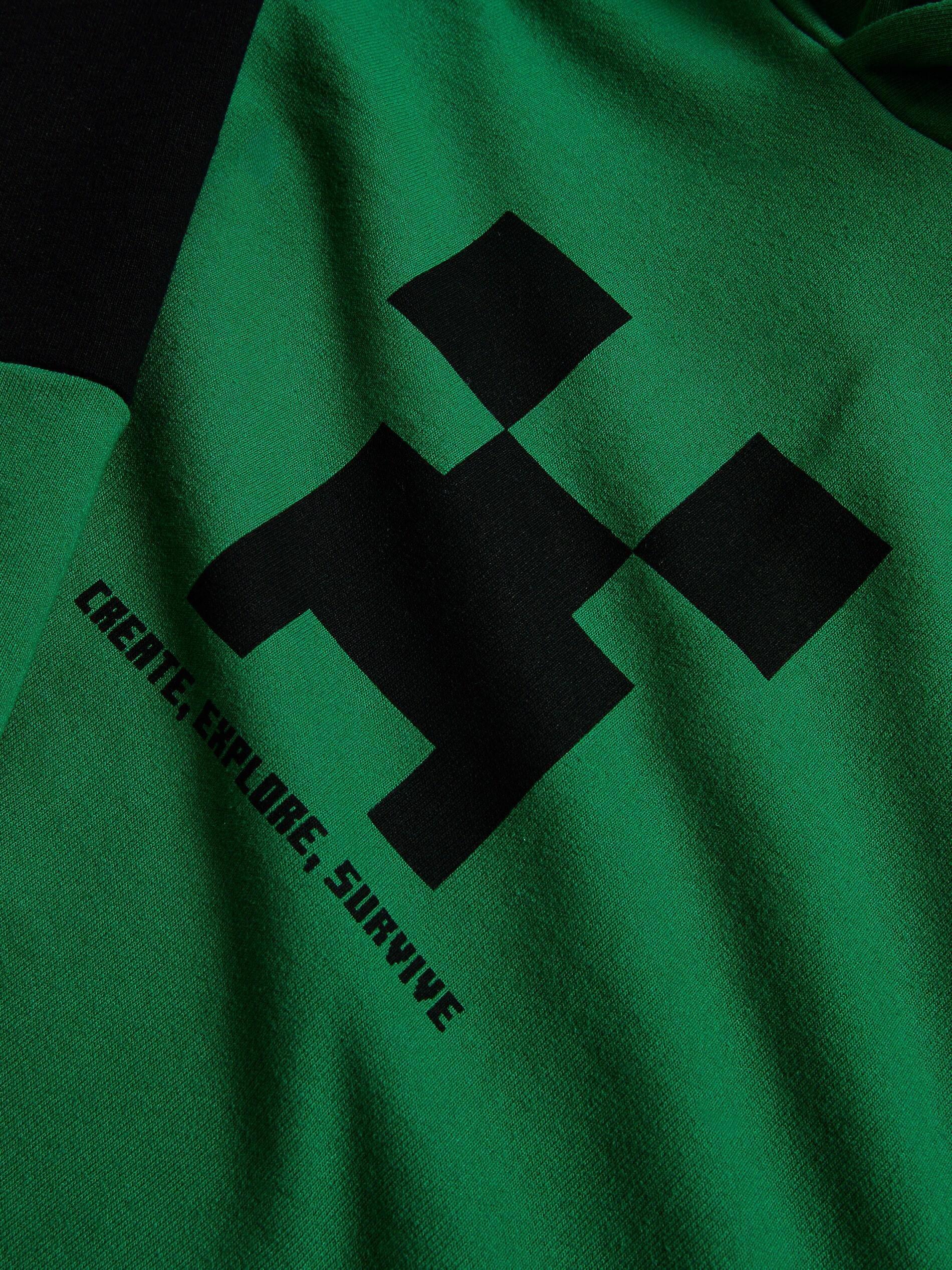 GREEN Minecraft sweatshirt, Green, medium