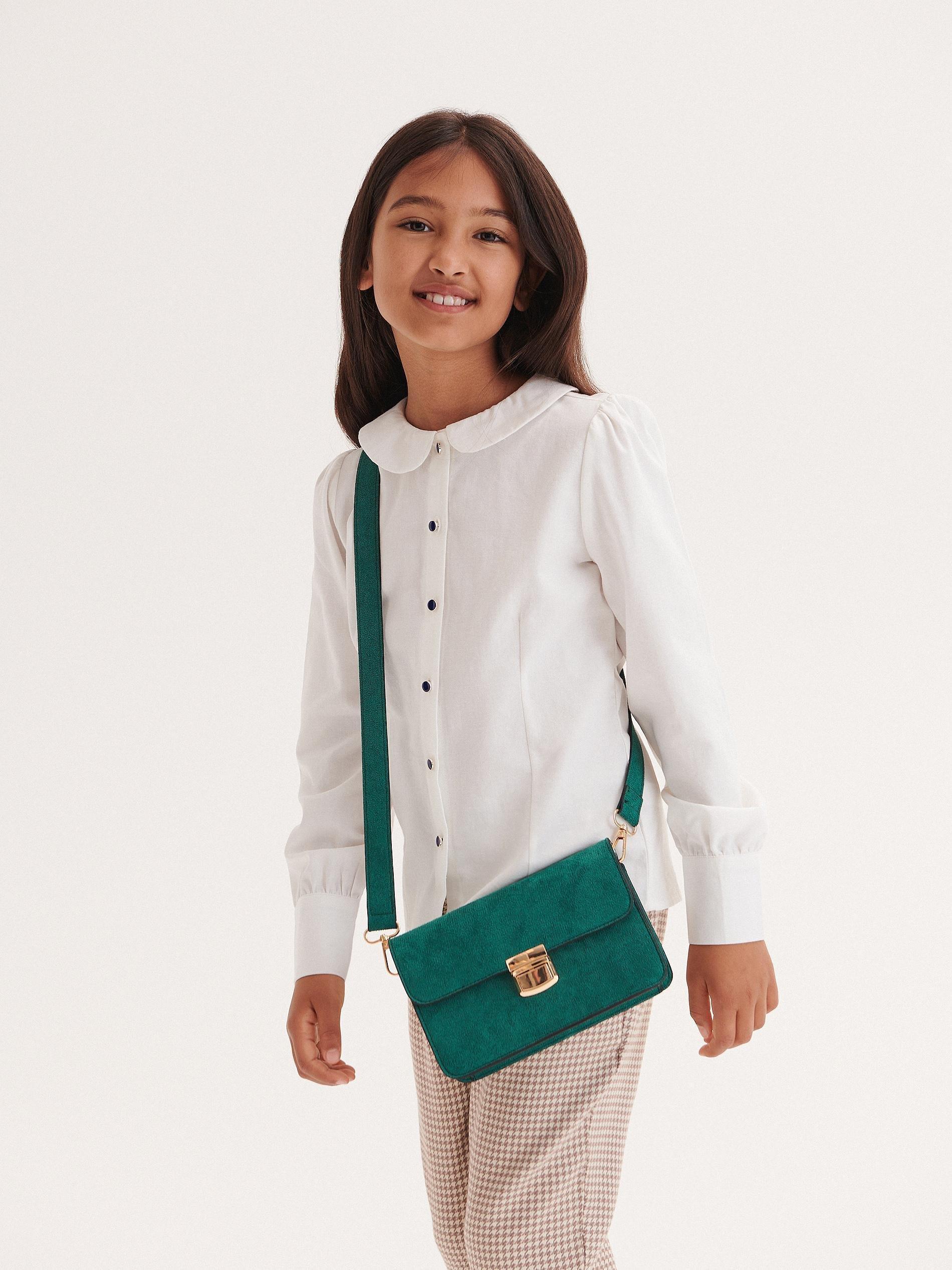 Green Messenger Bag, Kids Girls, , large image number 3