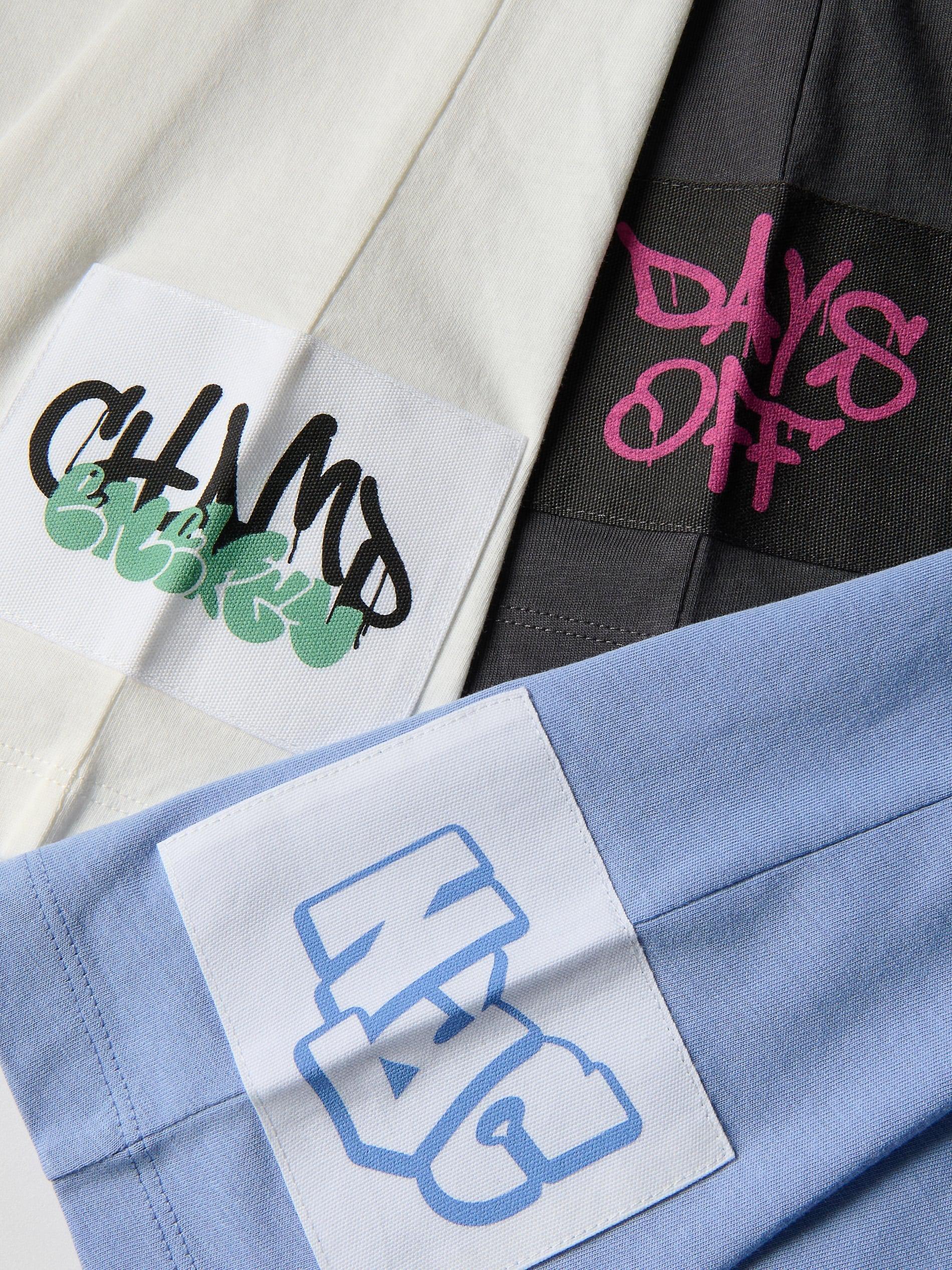 Blue Cotton T-Shirt 3 Pack, Blue, large image number 2