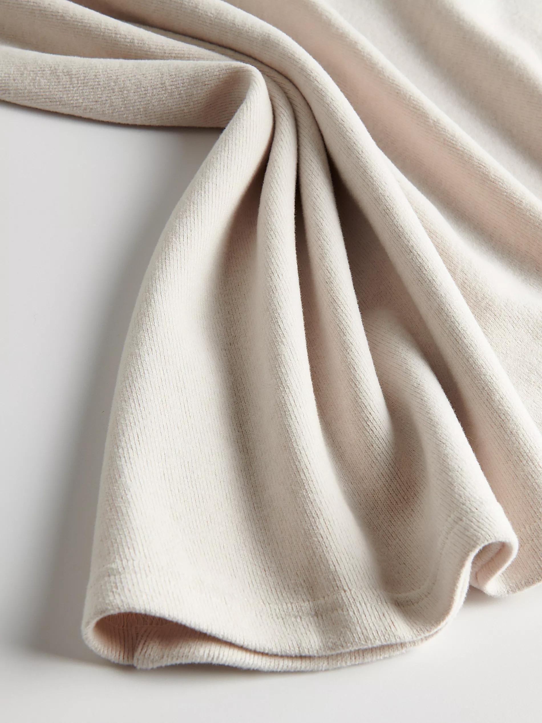 Beige Knitted Maxi Skirt, , large image number 6