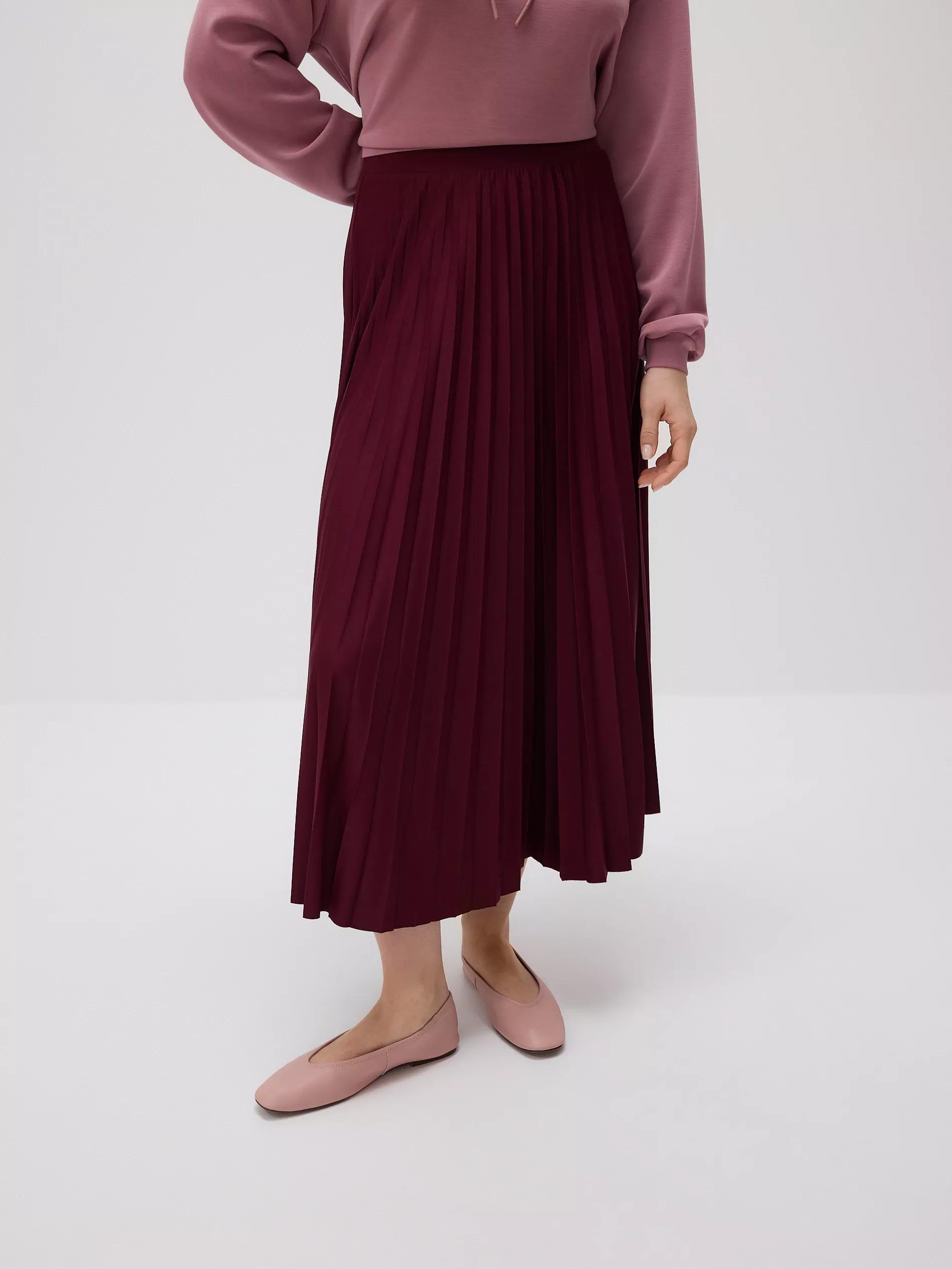 Hyacinth Pleated Midi Skirt, , large image number 1