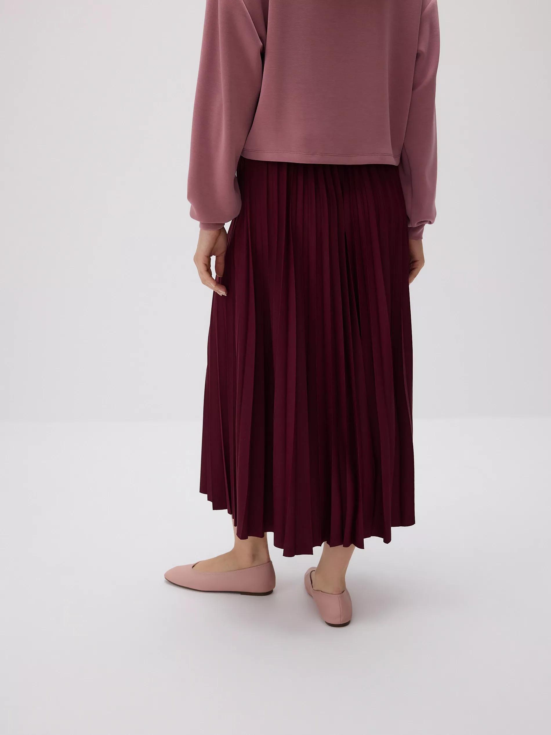 Hyacinth Pleated Midi Skirt, , large image number 3