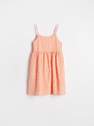 Reserved - Peach Strappy Dress