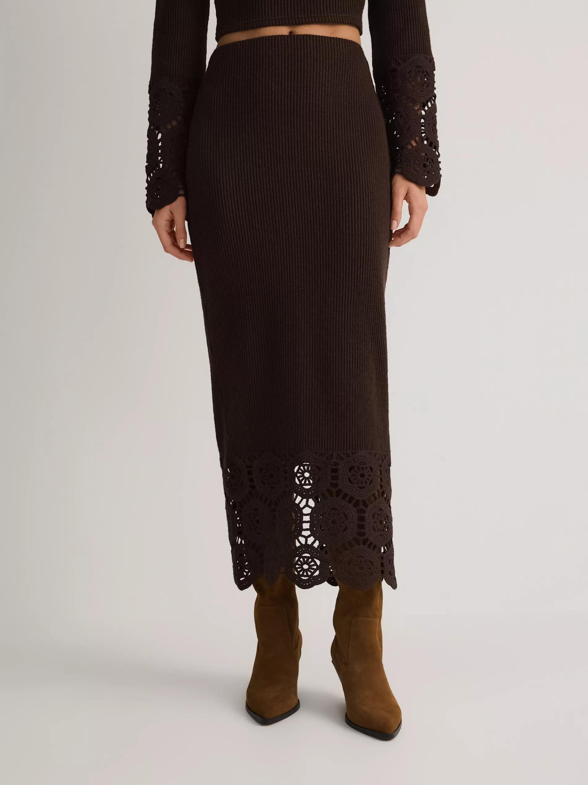 Brown Skirt, , large image number 3