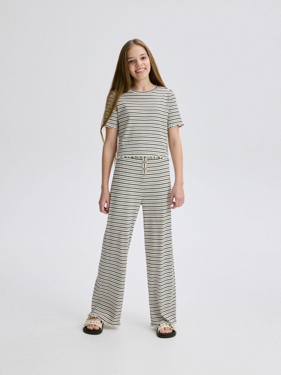 Multicolour Ribbed Knit Top, , large image number 2