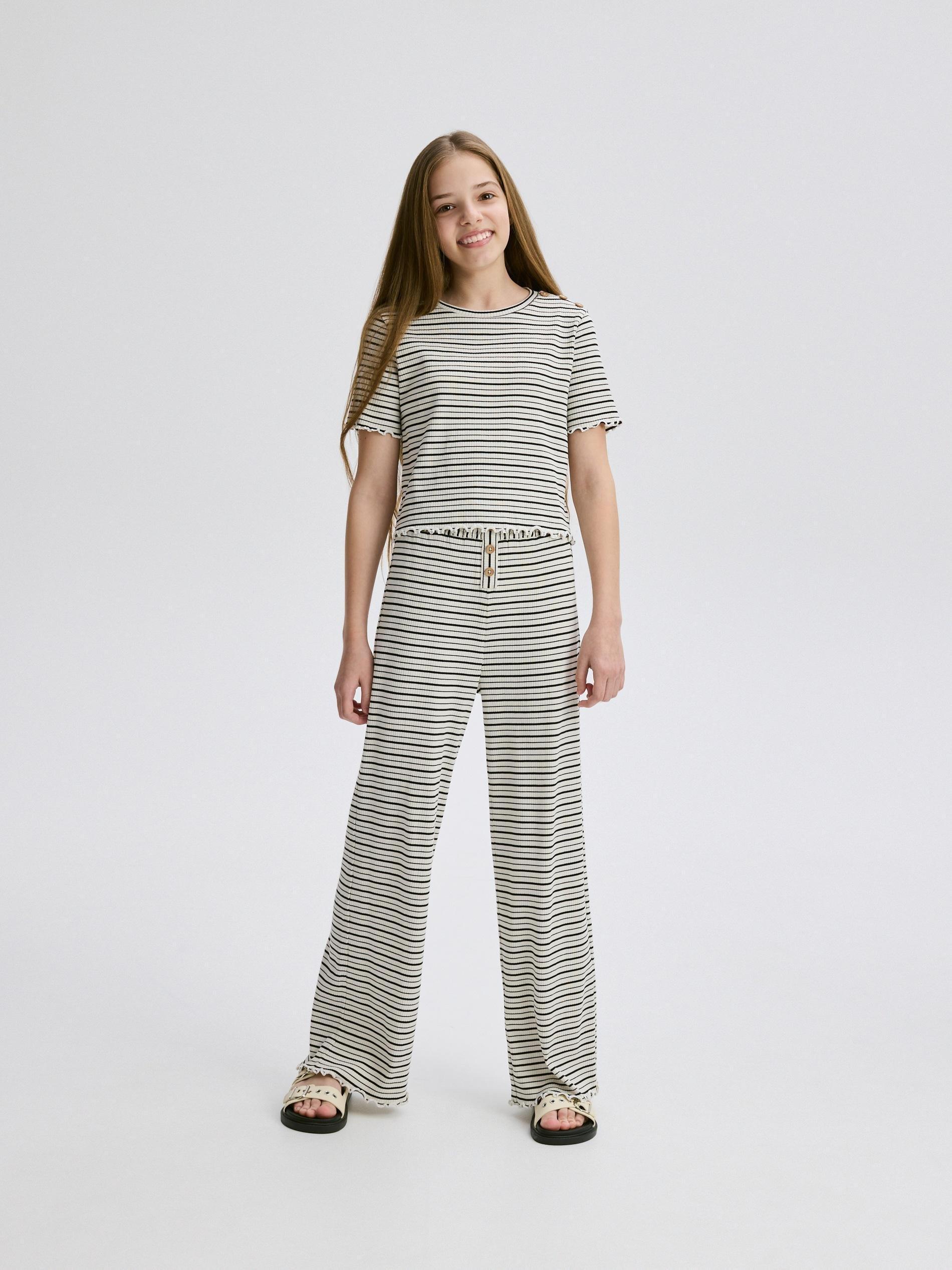 Multicolour Ribbed Knit Top, Multicolor, large image number 2