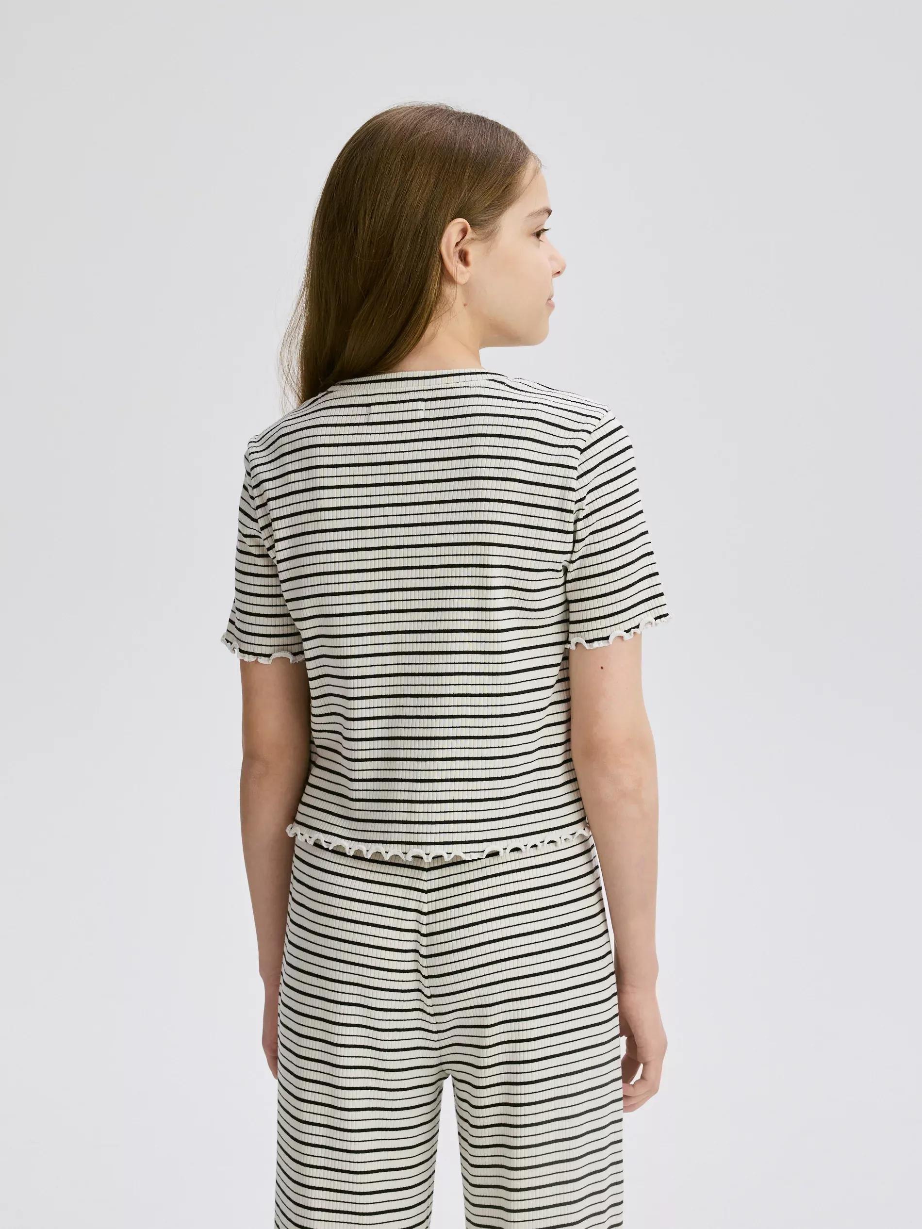 Multicolour Ribbed Knit Top, Multicolor, large image number 4
