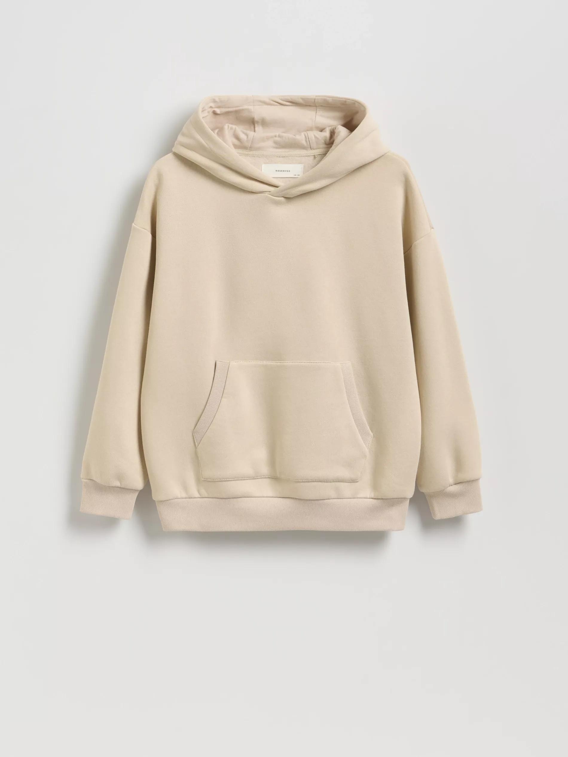 Beige Oversized Hoodie, Beige, medium