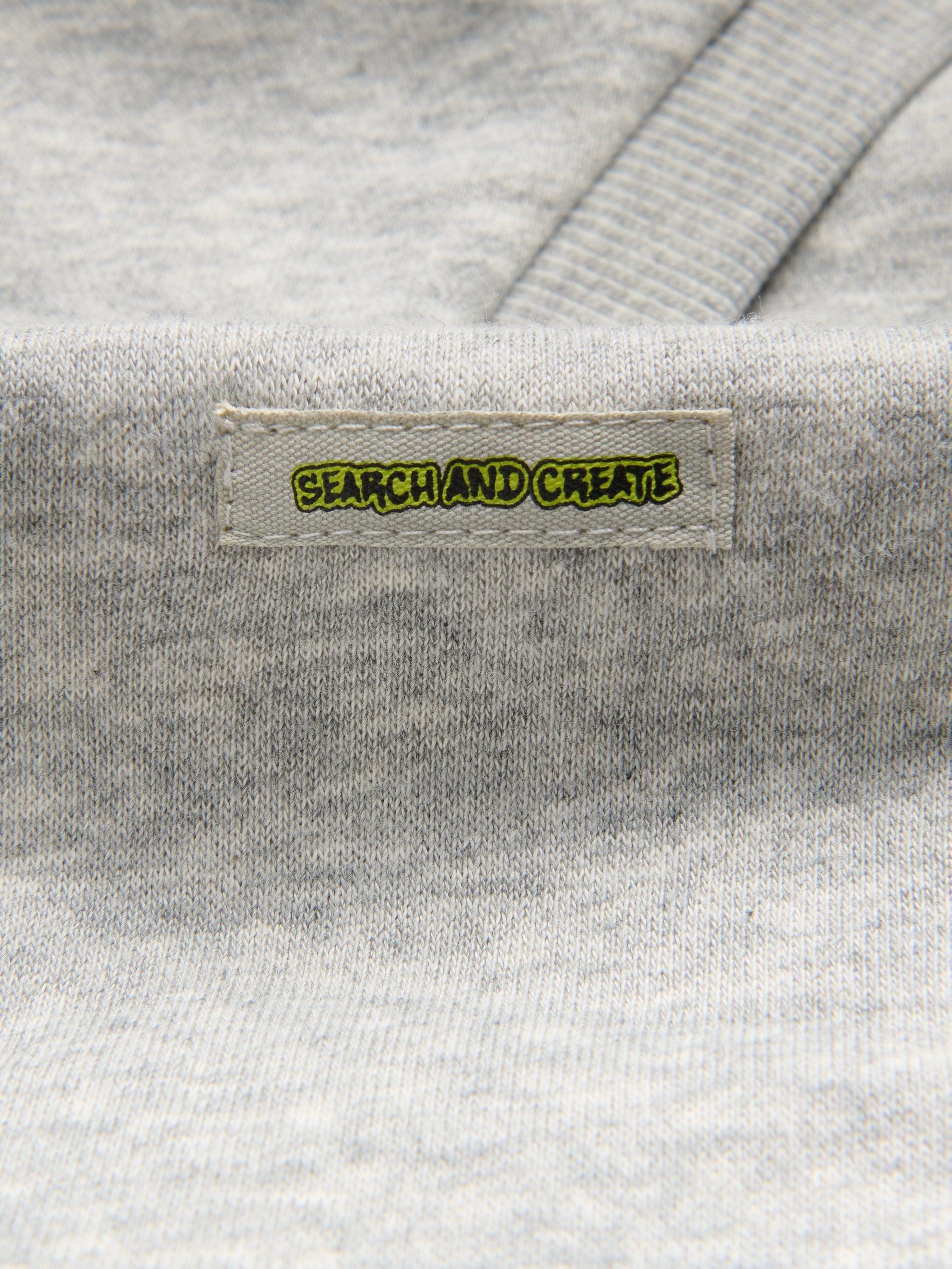Grey Oversized Hoodie, Light grey, large image number 1