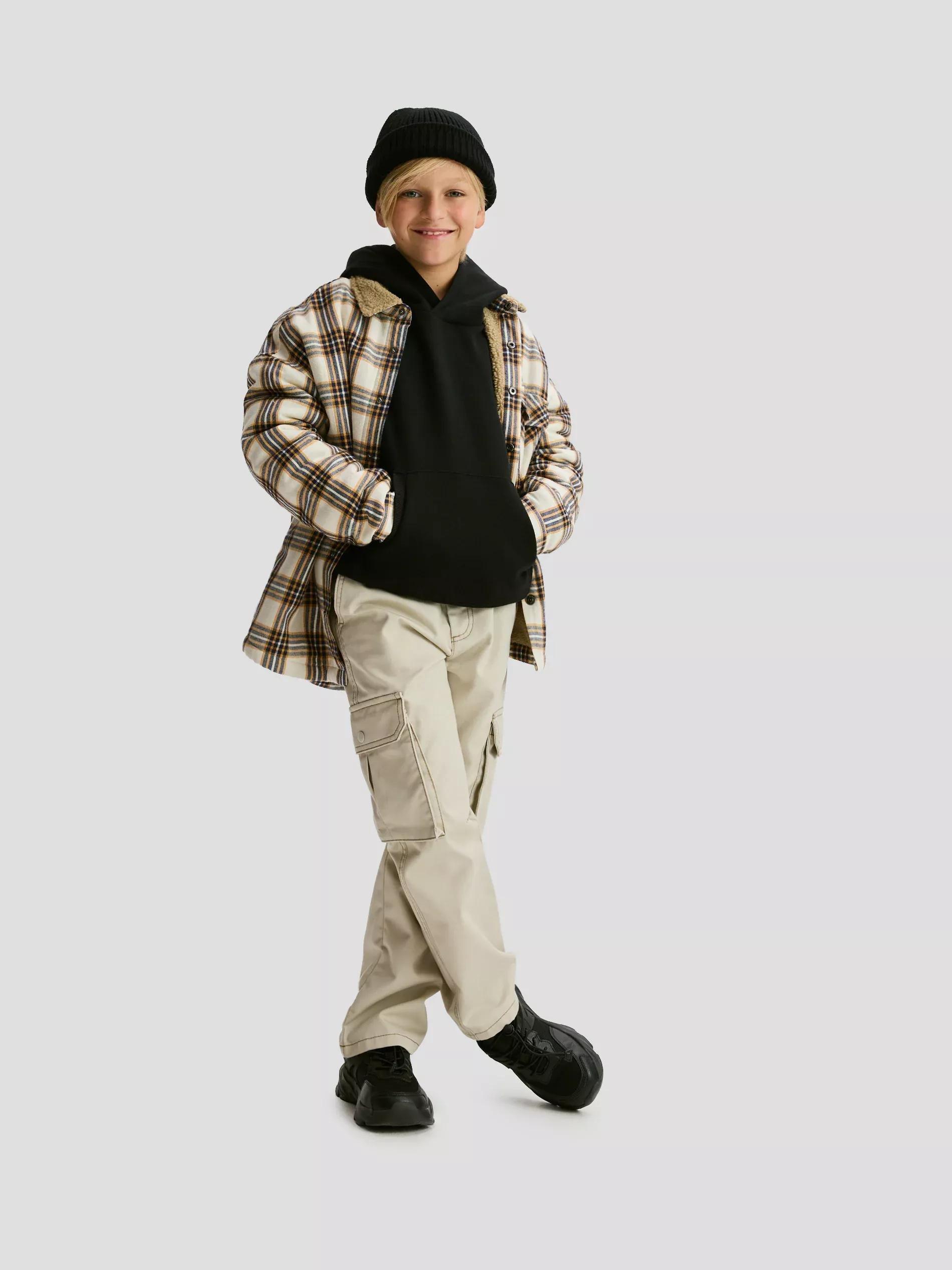 Black Oversized Hoodie, Black, large image number 3