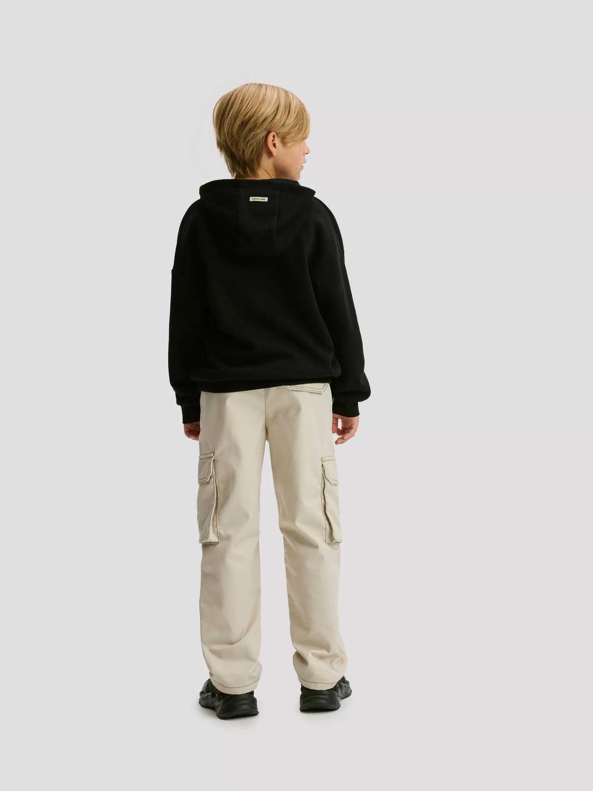 Black Oversized Hoodie, Black, large image number 5