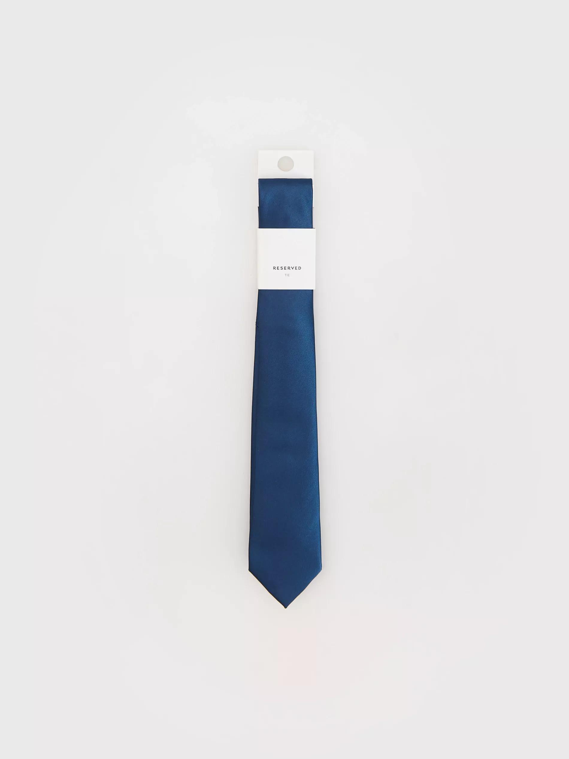 Navy Narrow Tie, Navy, large image number 1