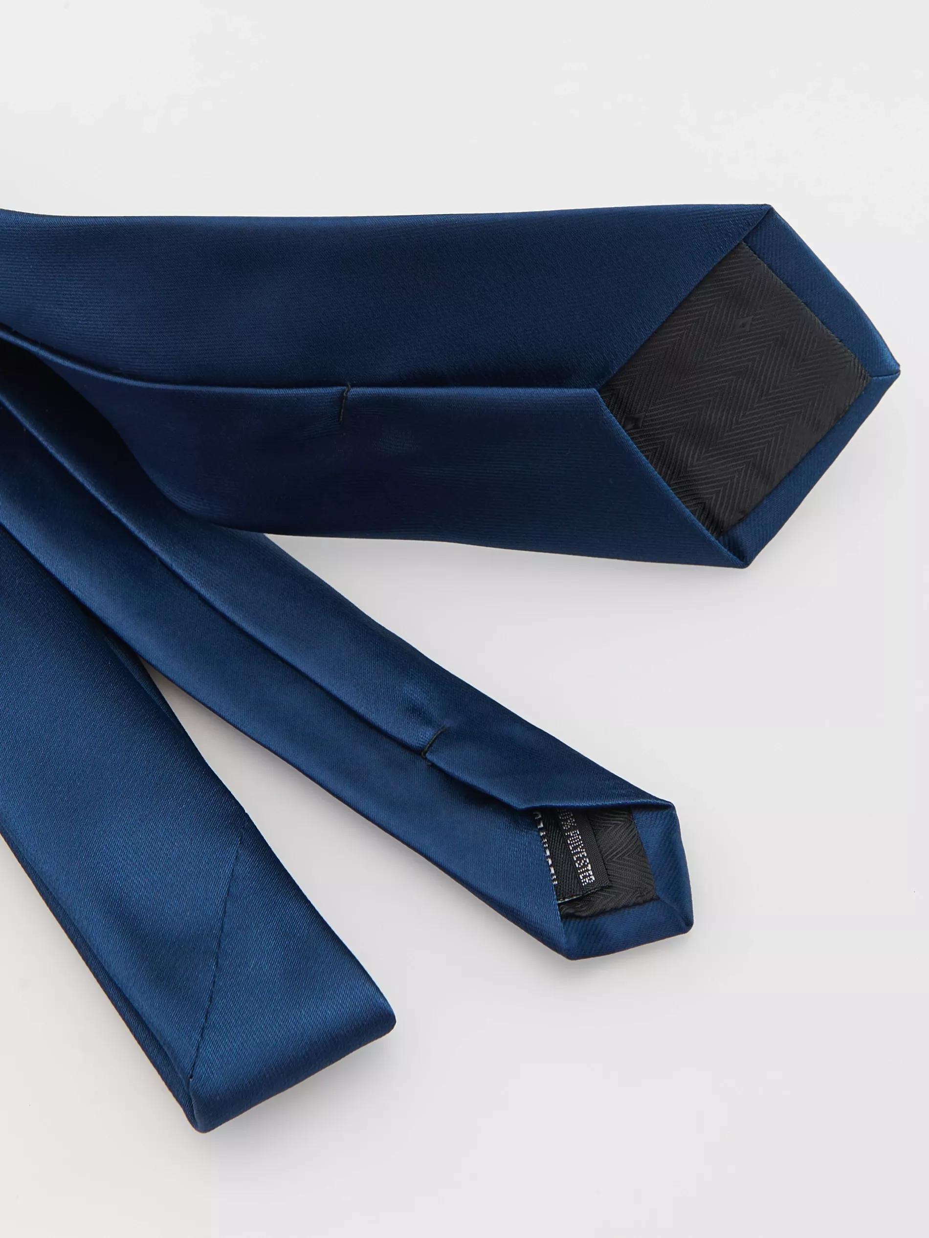 Navy Narrow Tie, Navy, large image number 2