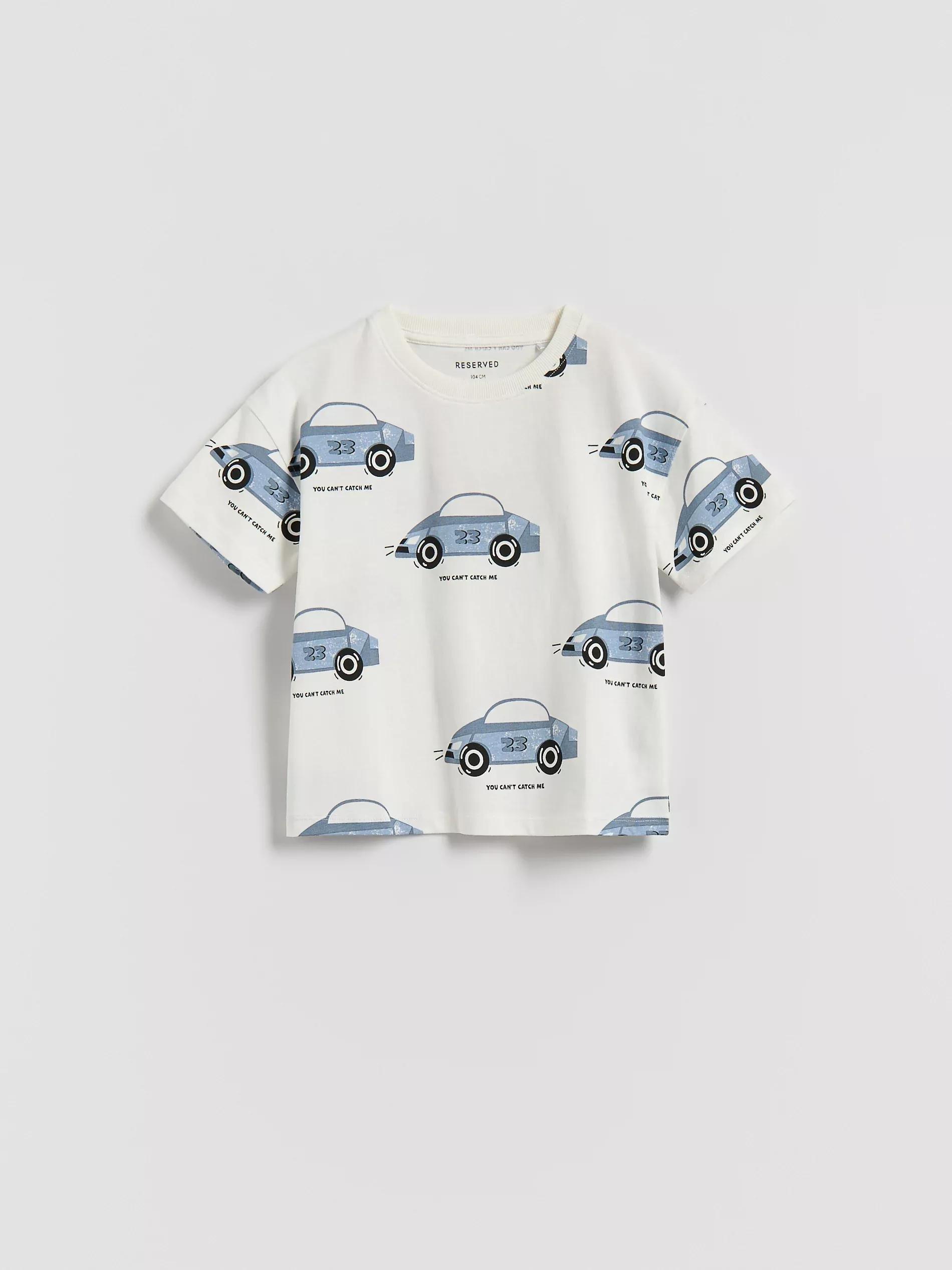 Cream Cotton T-Shirt 3 Pack, Ivory, large image number 1