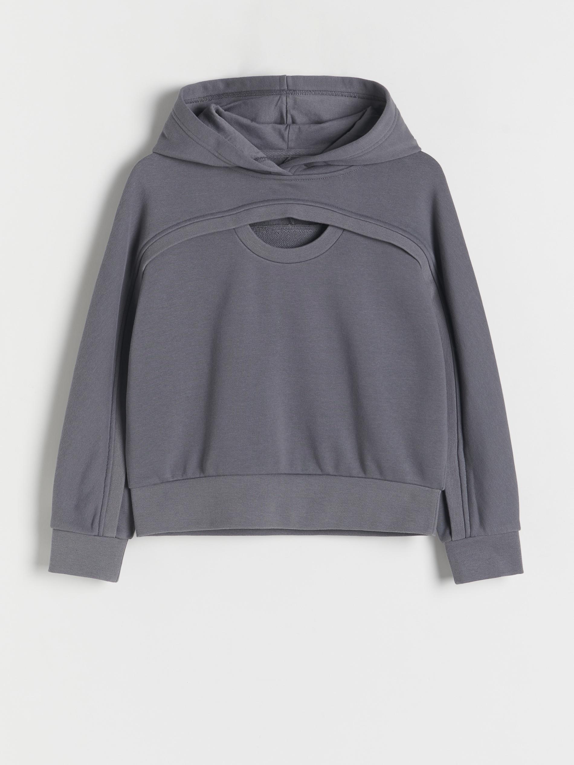 Reserved - Grey Hooded Sweater, Kids Girls