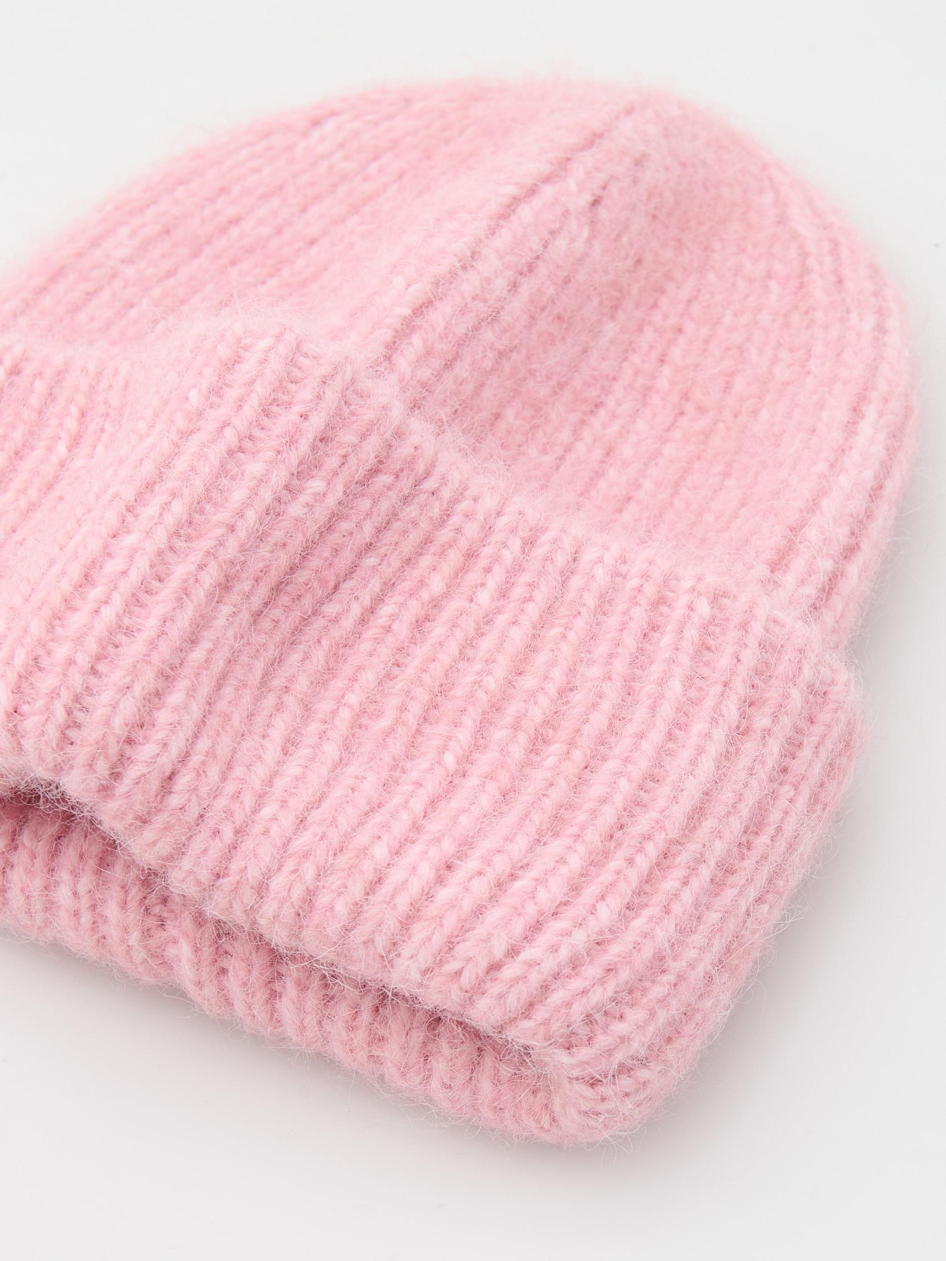 Pink Wooled Beanie, Pink, large image number 3