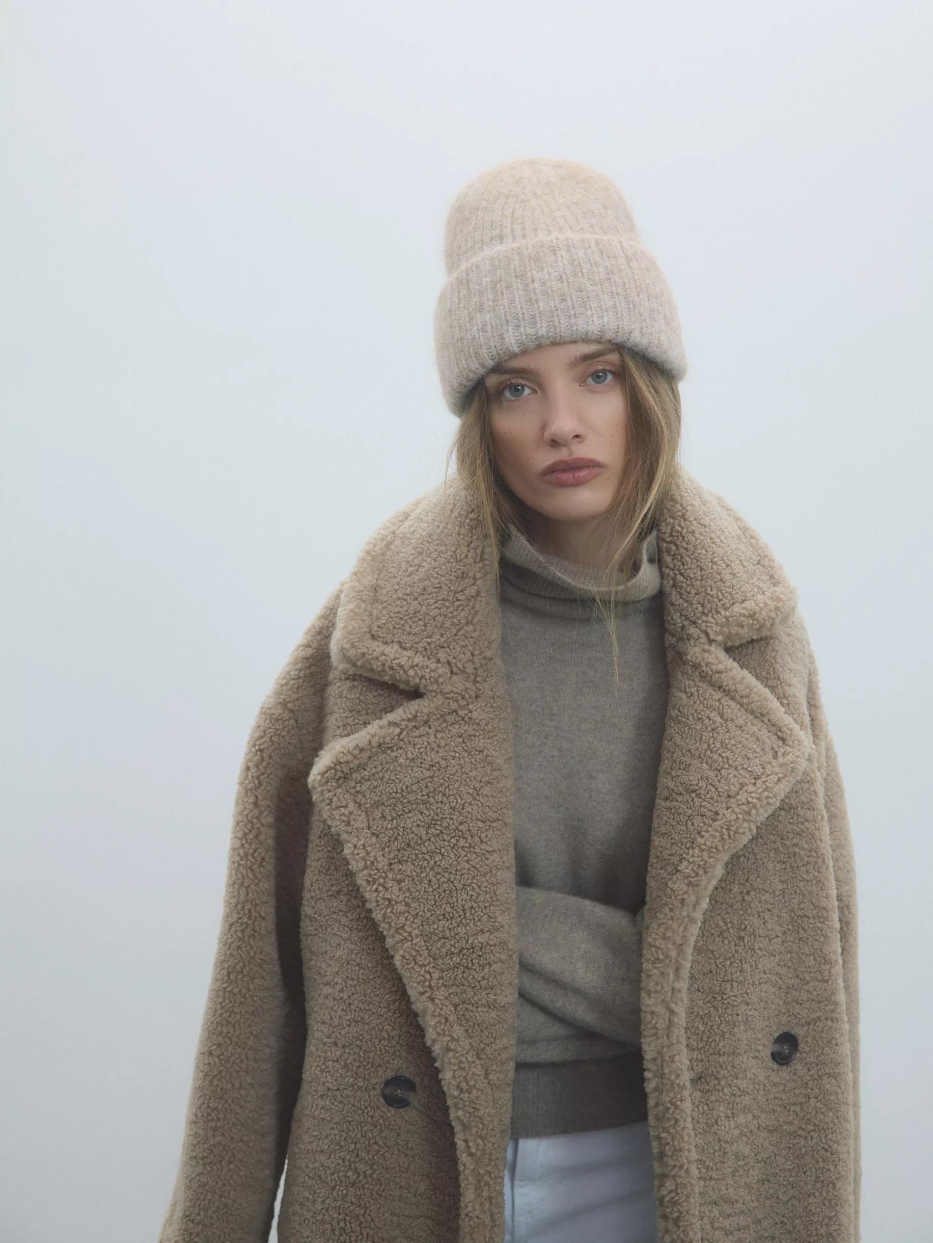 Grey Wooled Beanie, Grey, large image number 2