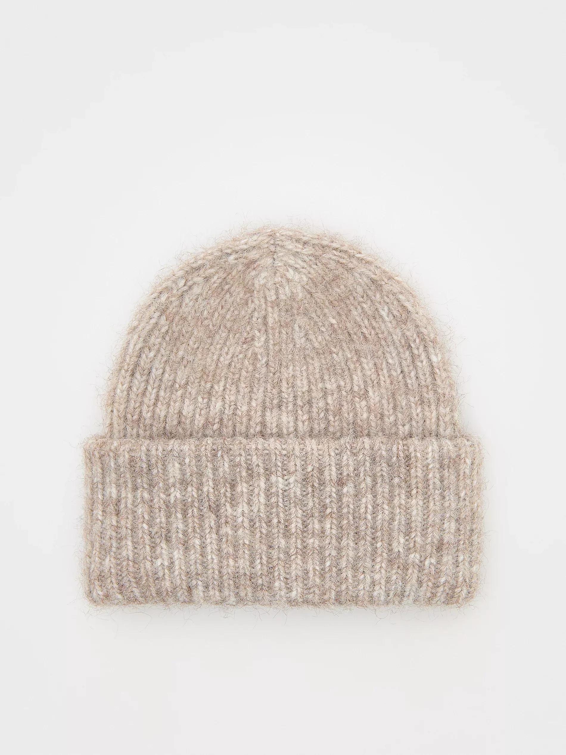 Grey Wooled Beanie, Grey, large image number 3