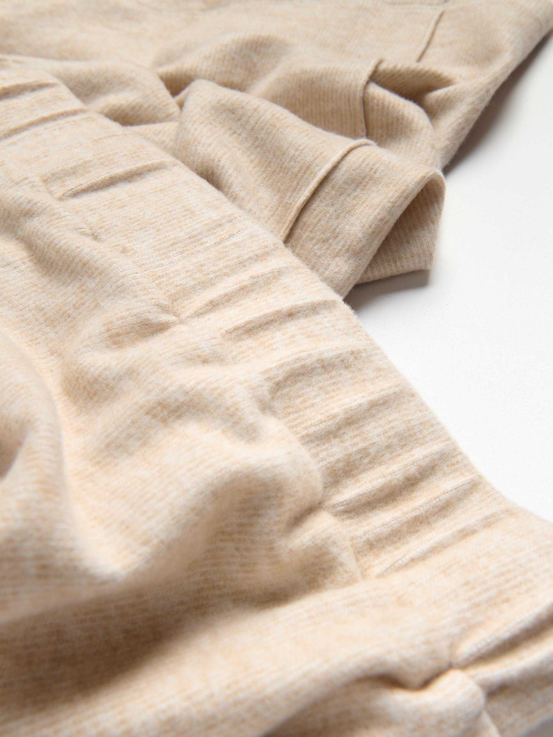Beige Jersey Maxi Skirt, , large image number 5