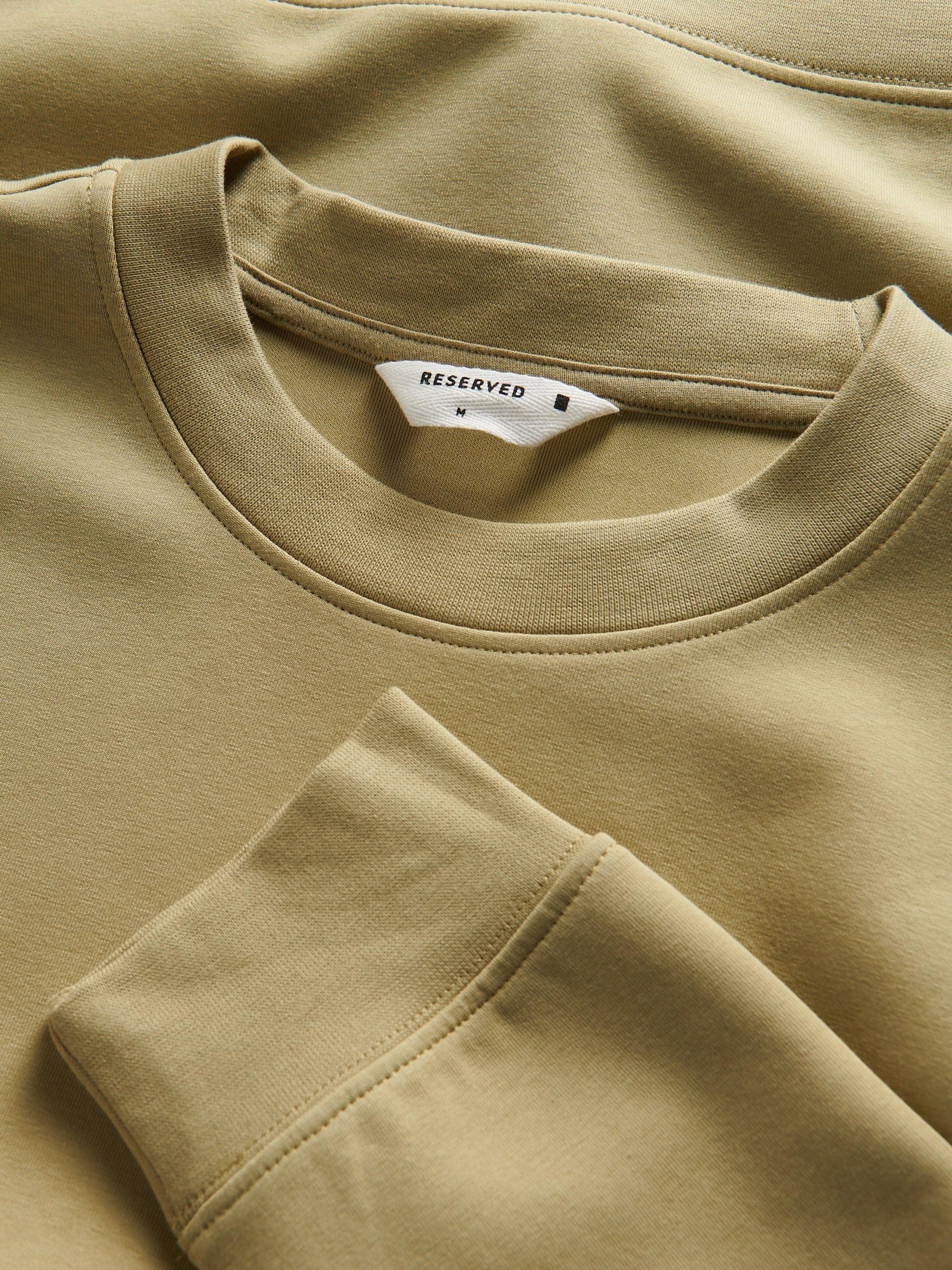 Green Plain Sports Top With High Cotton Content, , large image number 5