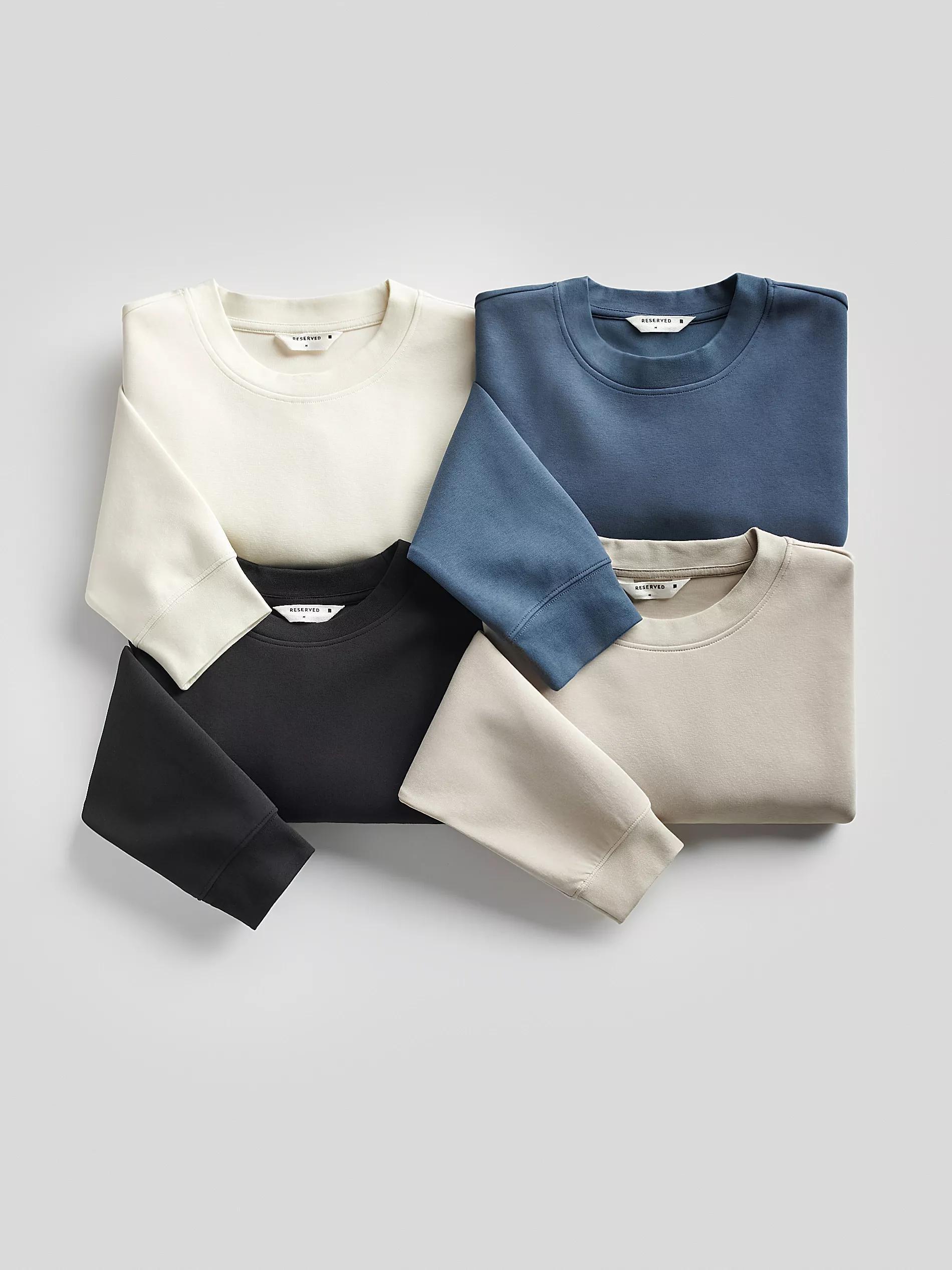 Blue Plain Sports Top With High Cotton Content, , large image number 0