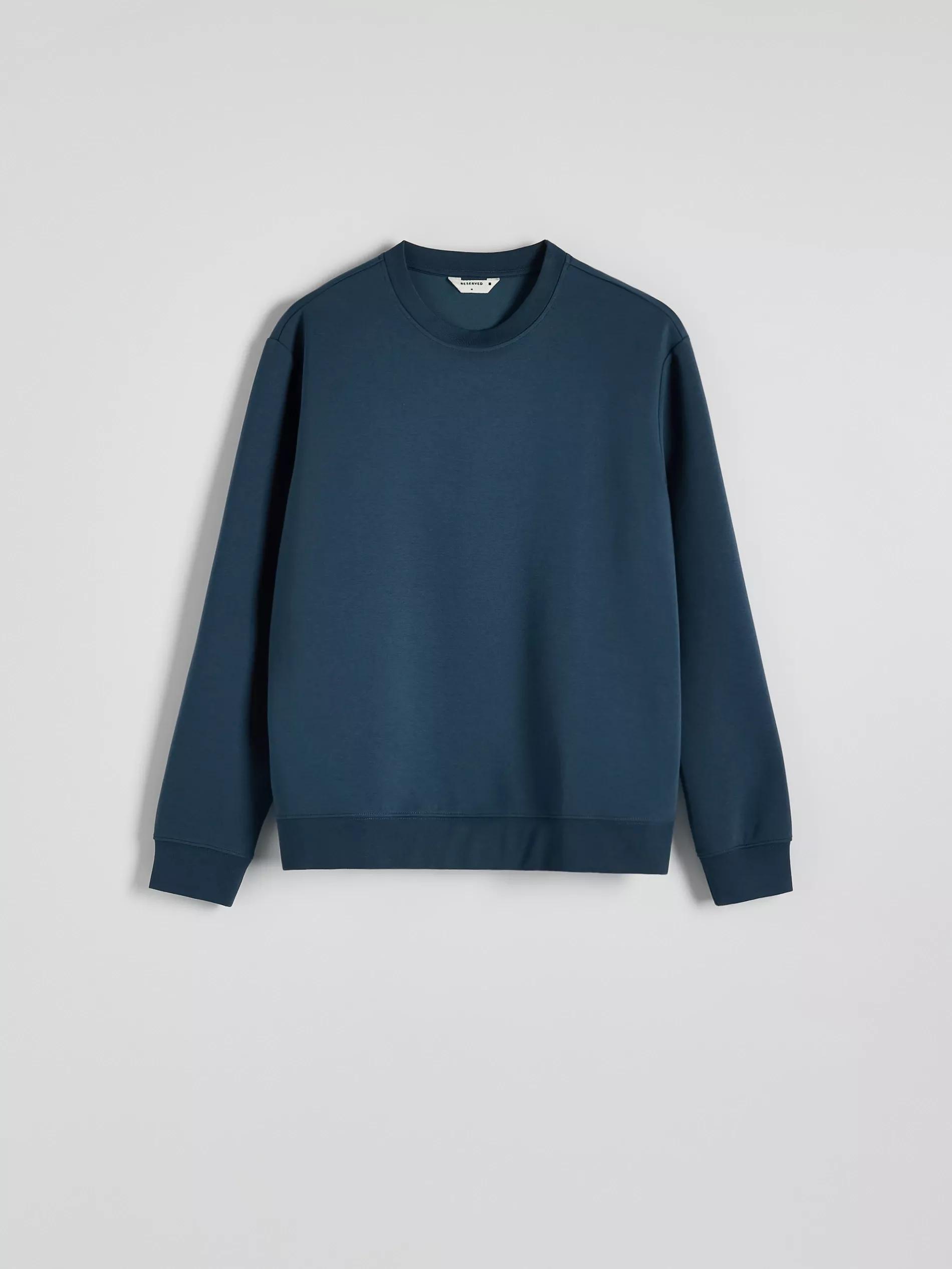 Blue Plain Sports Top With High Cotton Content, , large image number 1