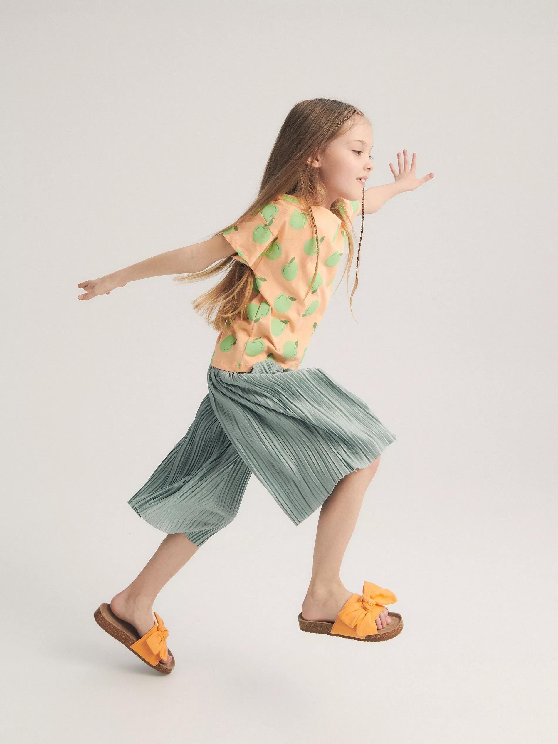 Bale Green Culottes With Pleats, , large image number 1