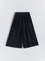 Reserved - Black Pleated culotte trousers