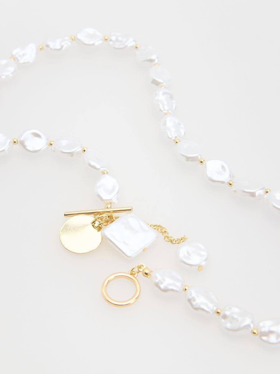 Cream Necklace, Ivory, large image number 1