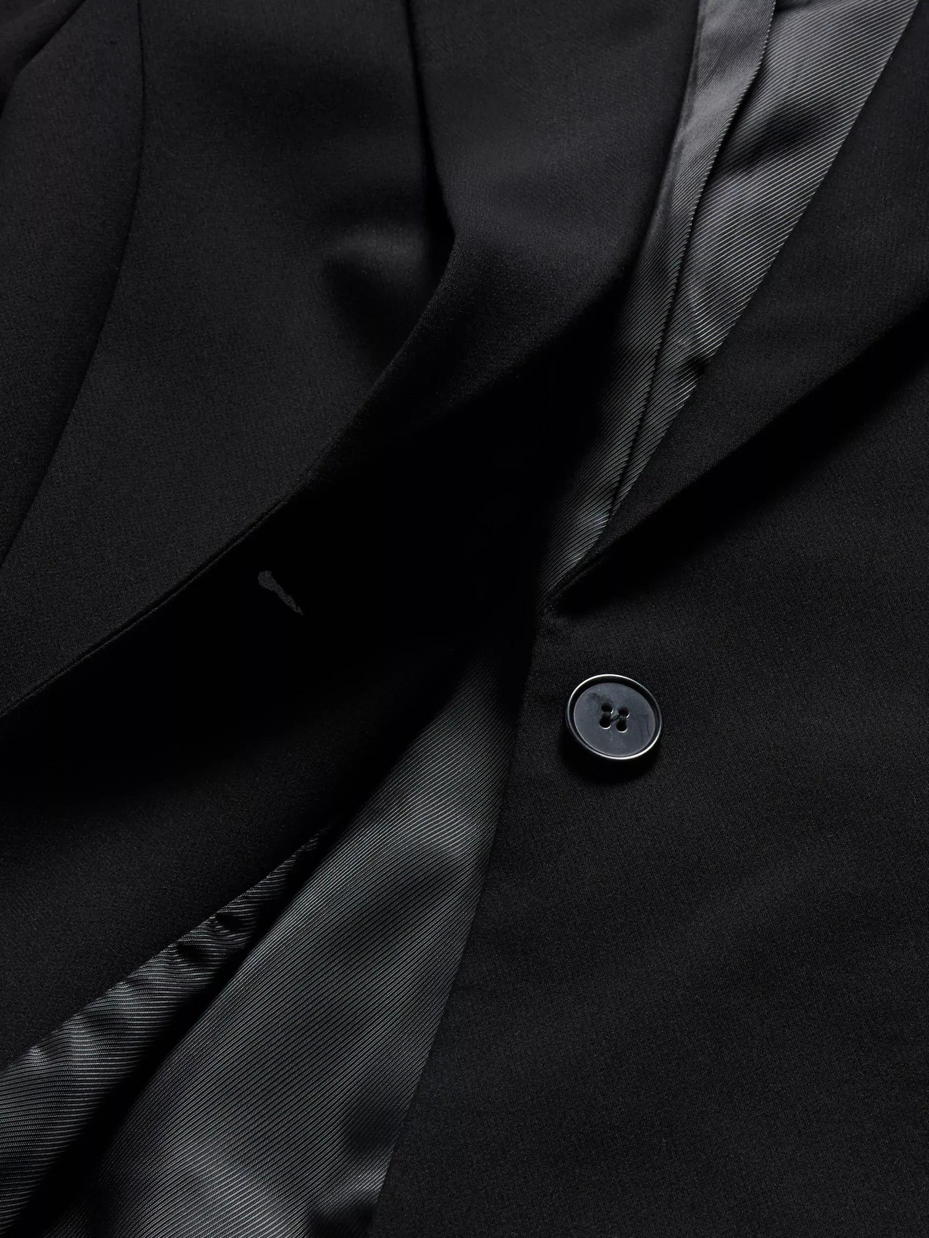 Black Single-Breasted Blazer, Black, large image number 5