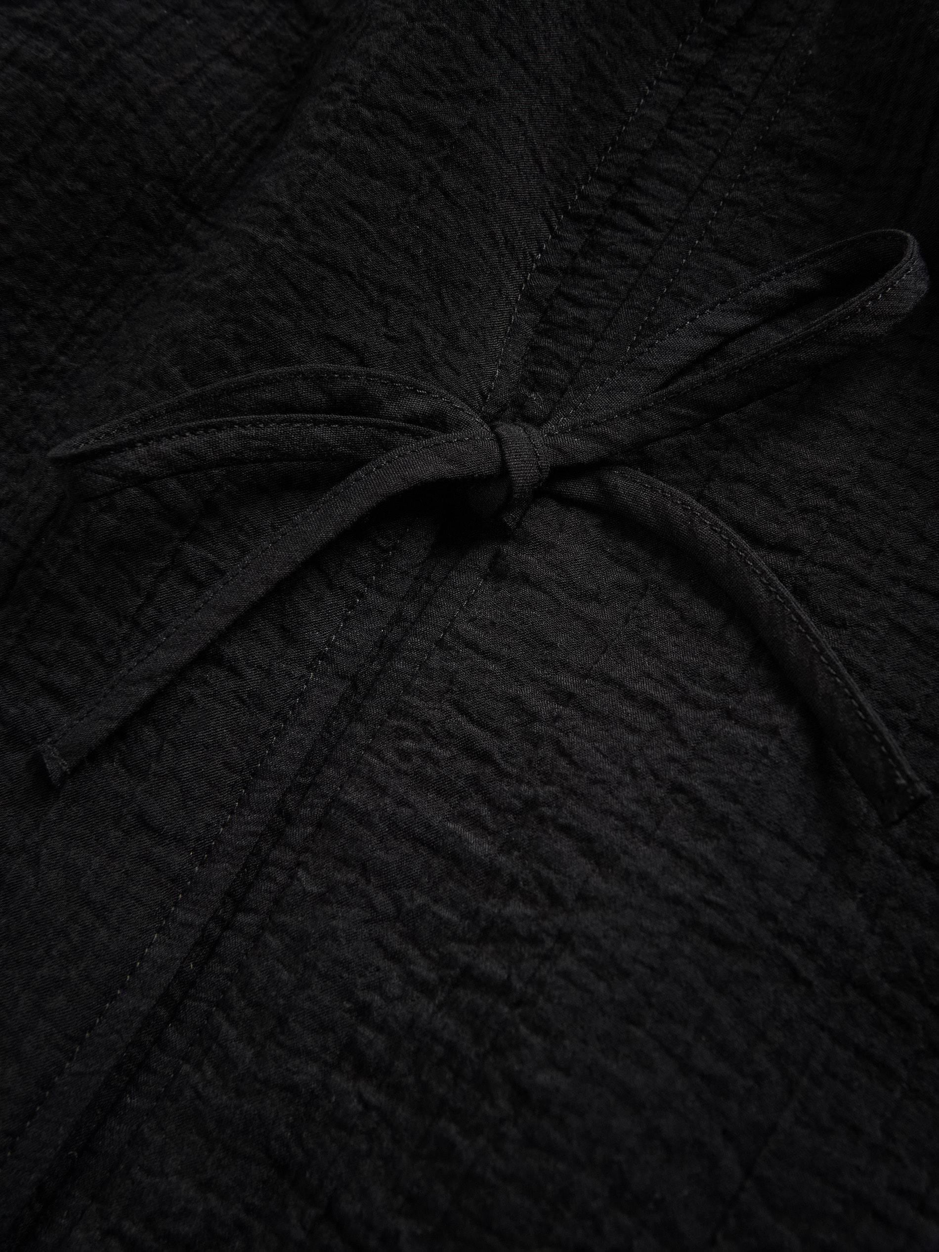 Black Viscose Rich Vest, Black, large image number 4