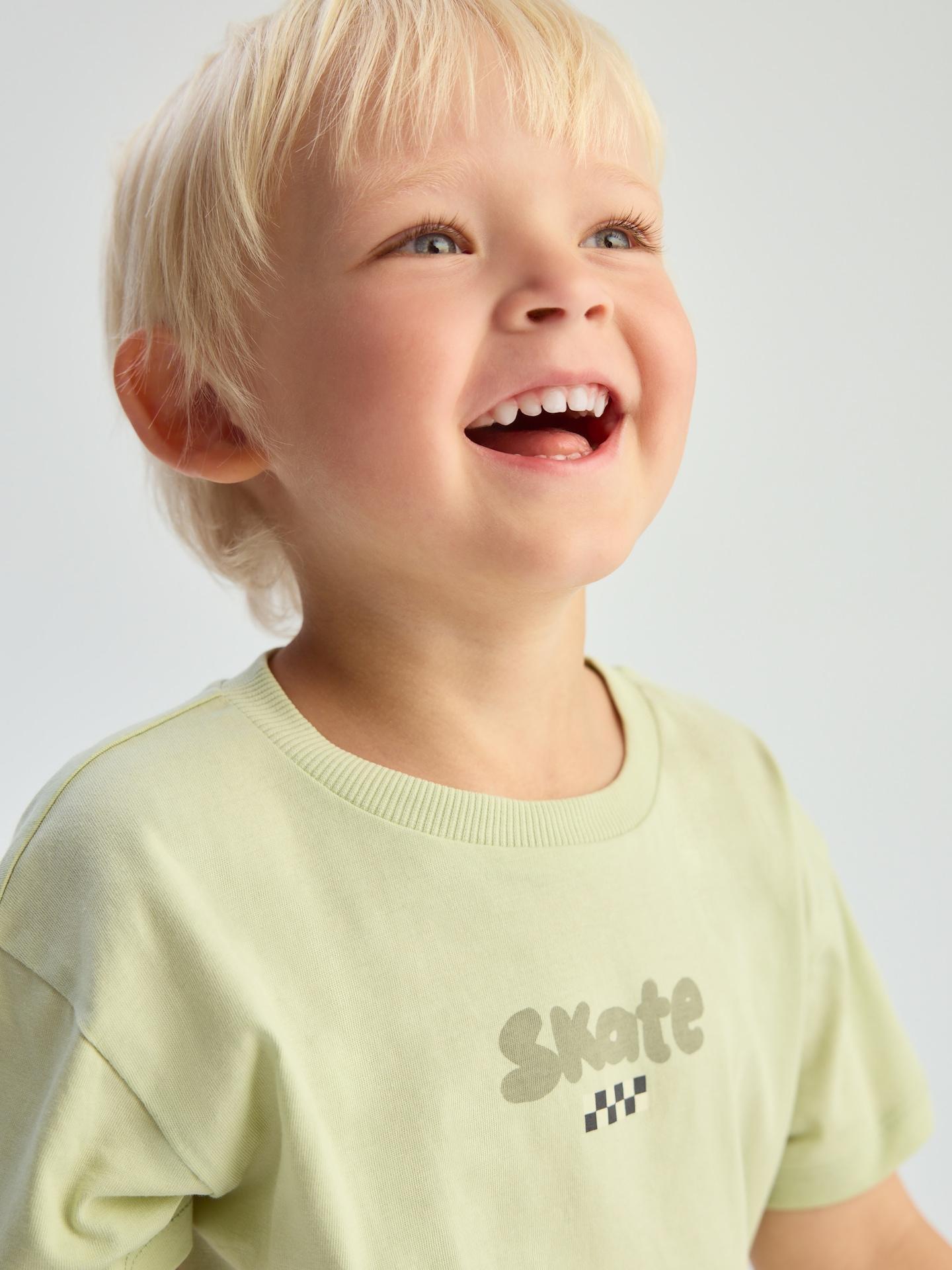 Green Cotton T-Shirt, Green, large image number 4