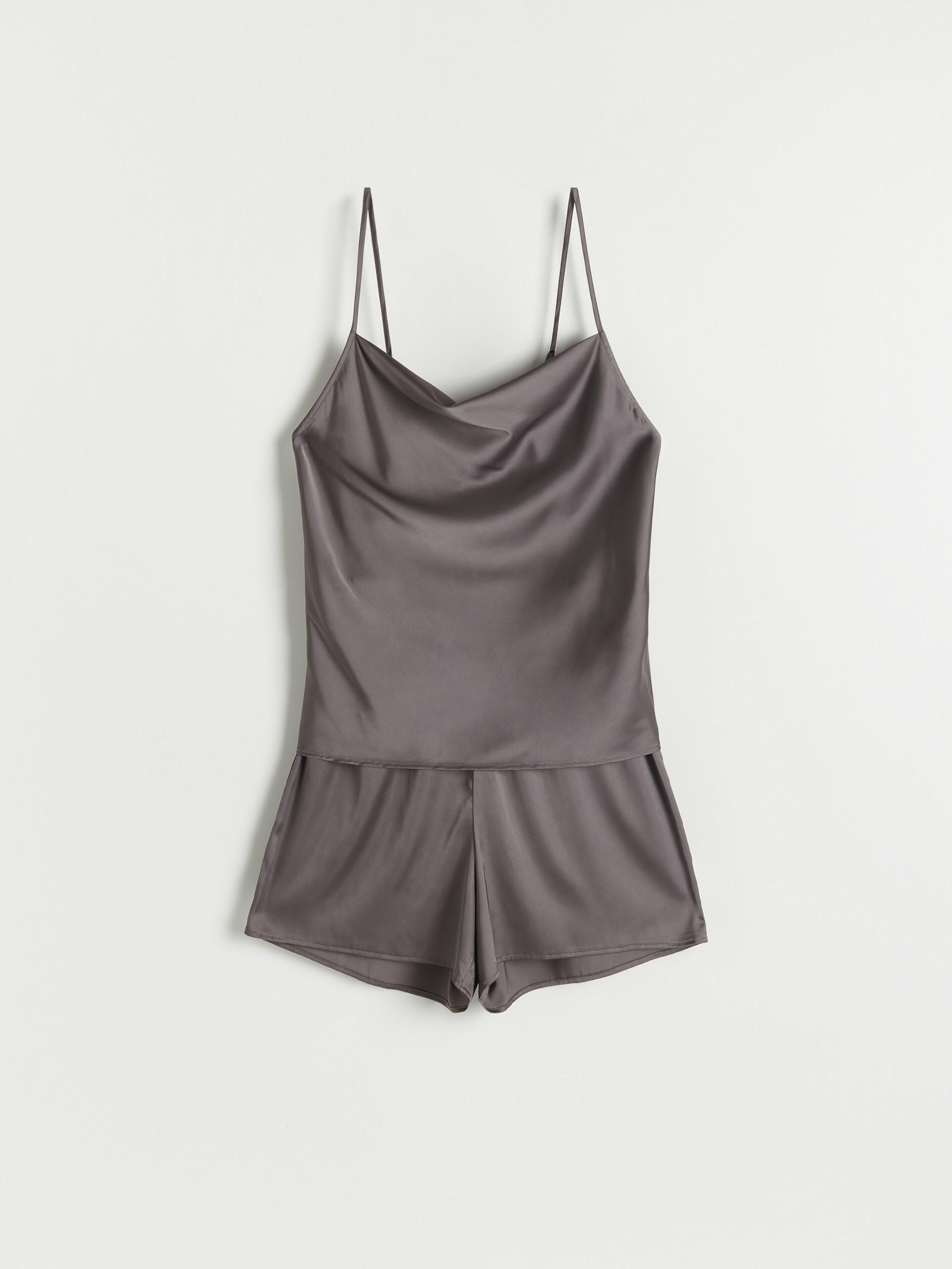 Dark Grey Pajama Set In Two Parts, , large image number 2