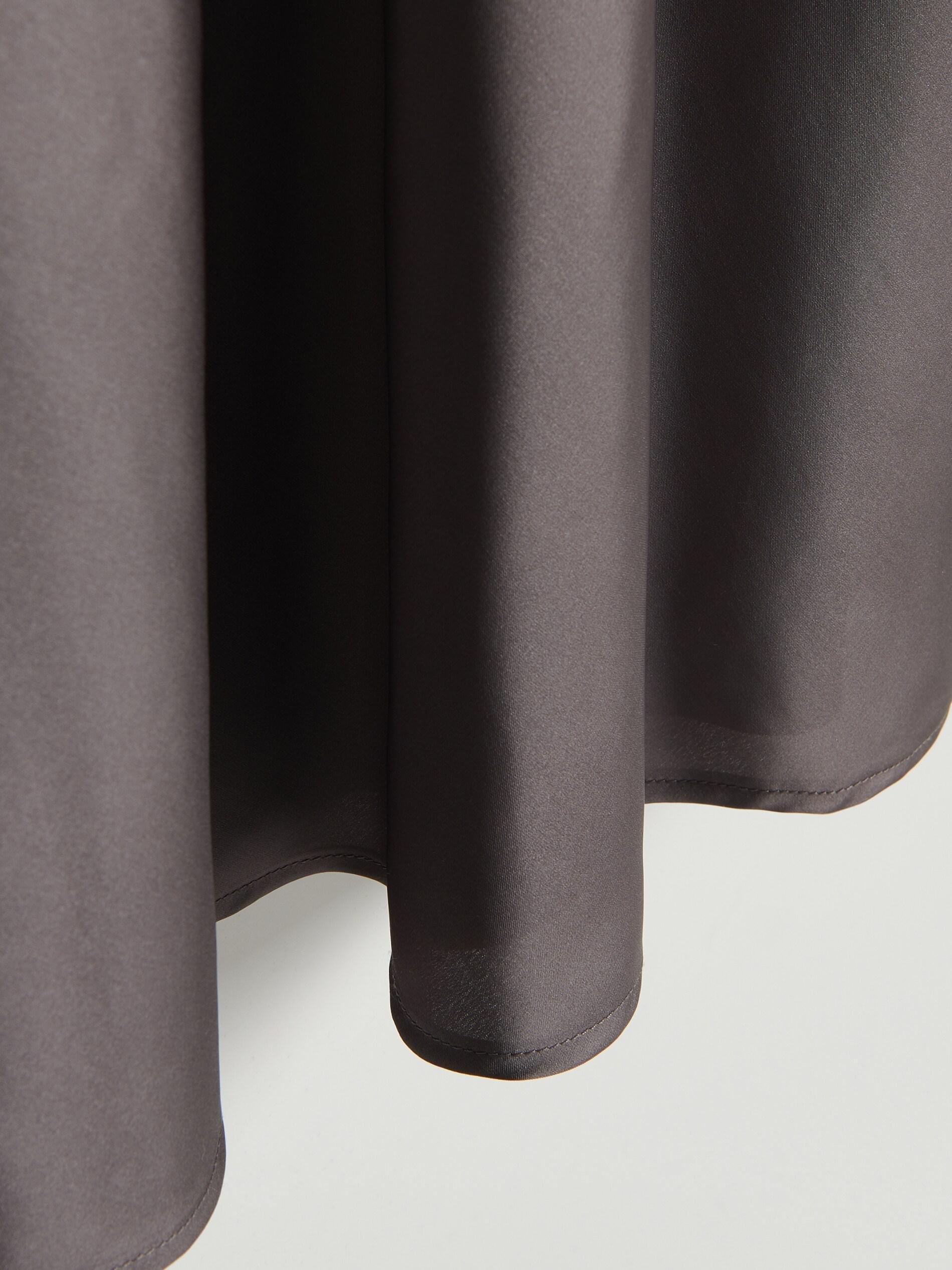 Dark Grey Satin Nightgown, , large image number 4