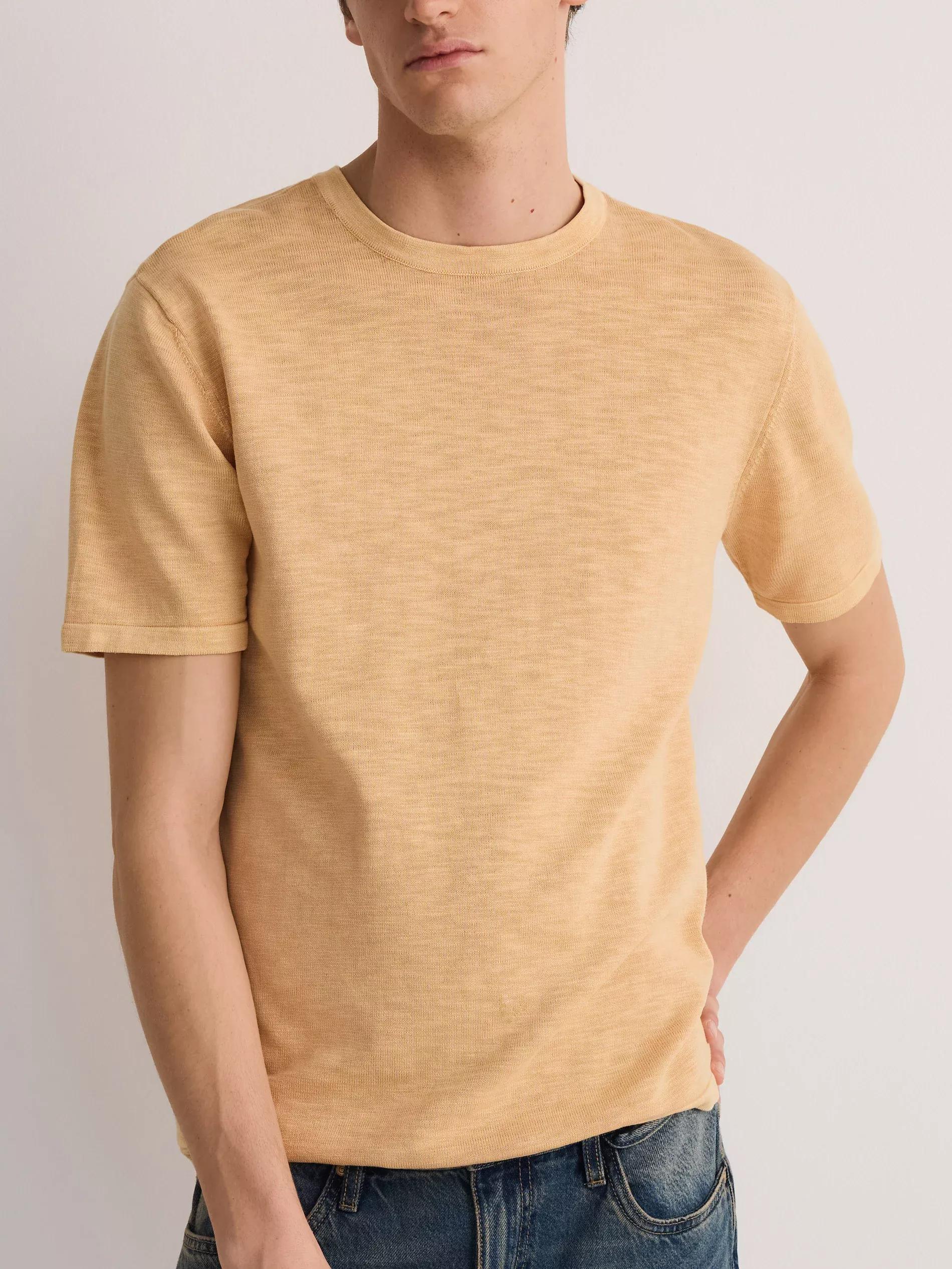 Orange Cotton Jumper With Wash Effect, , large image number 0
