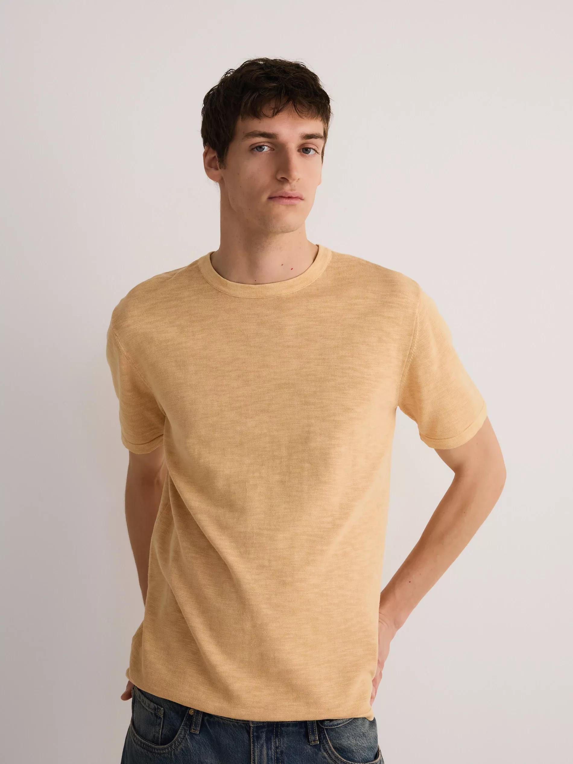 Orange Cotton Jumper With Wash Effect, , large image number 2