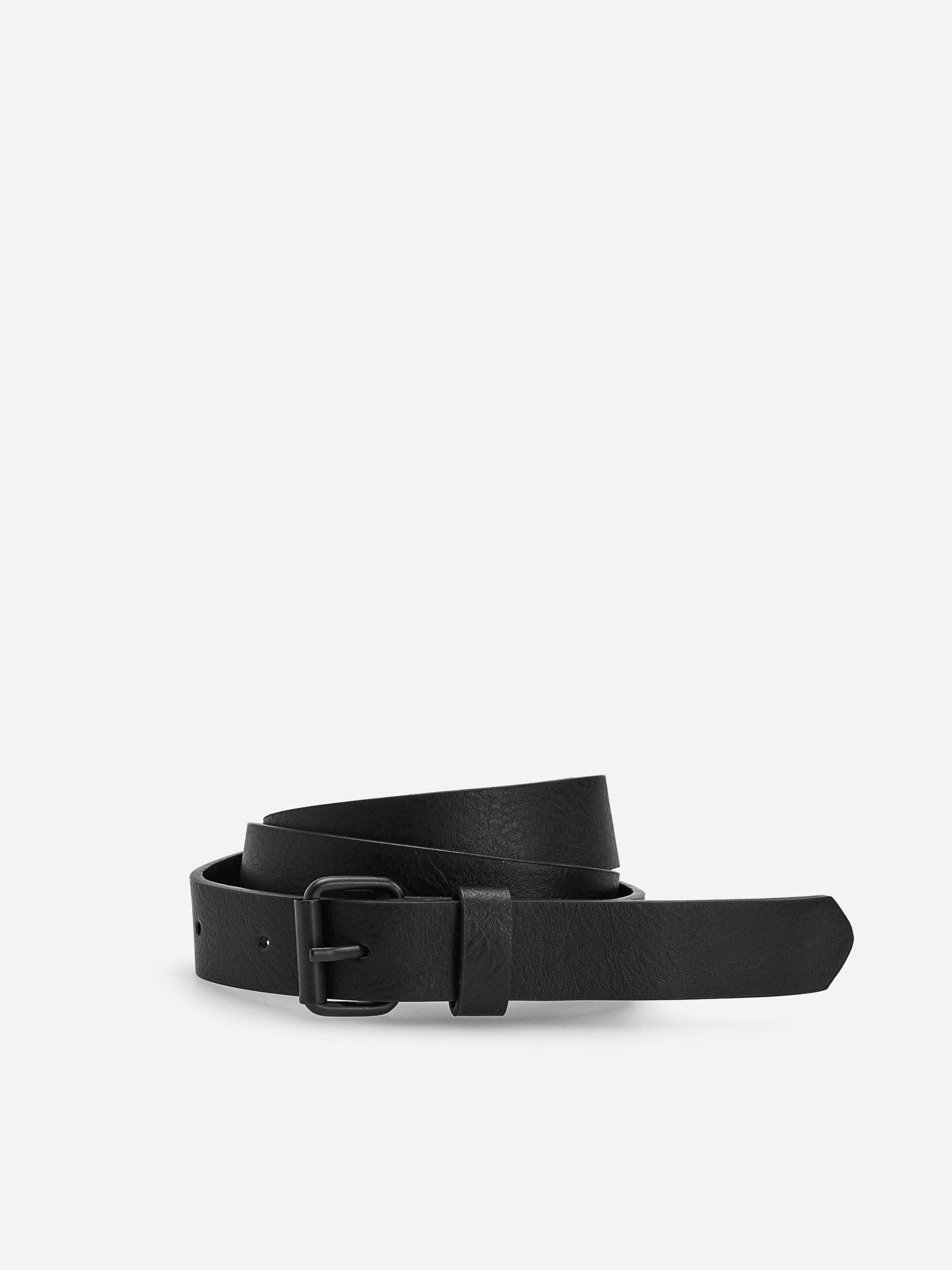 Black Textured Belt, Kids Boy, , large image number 0