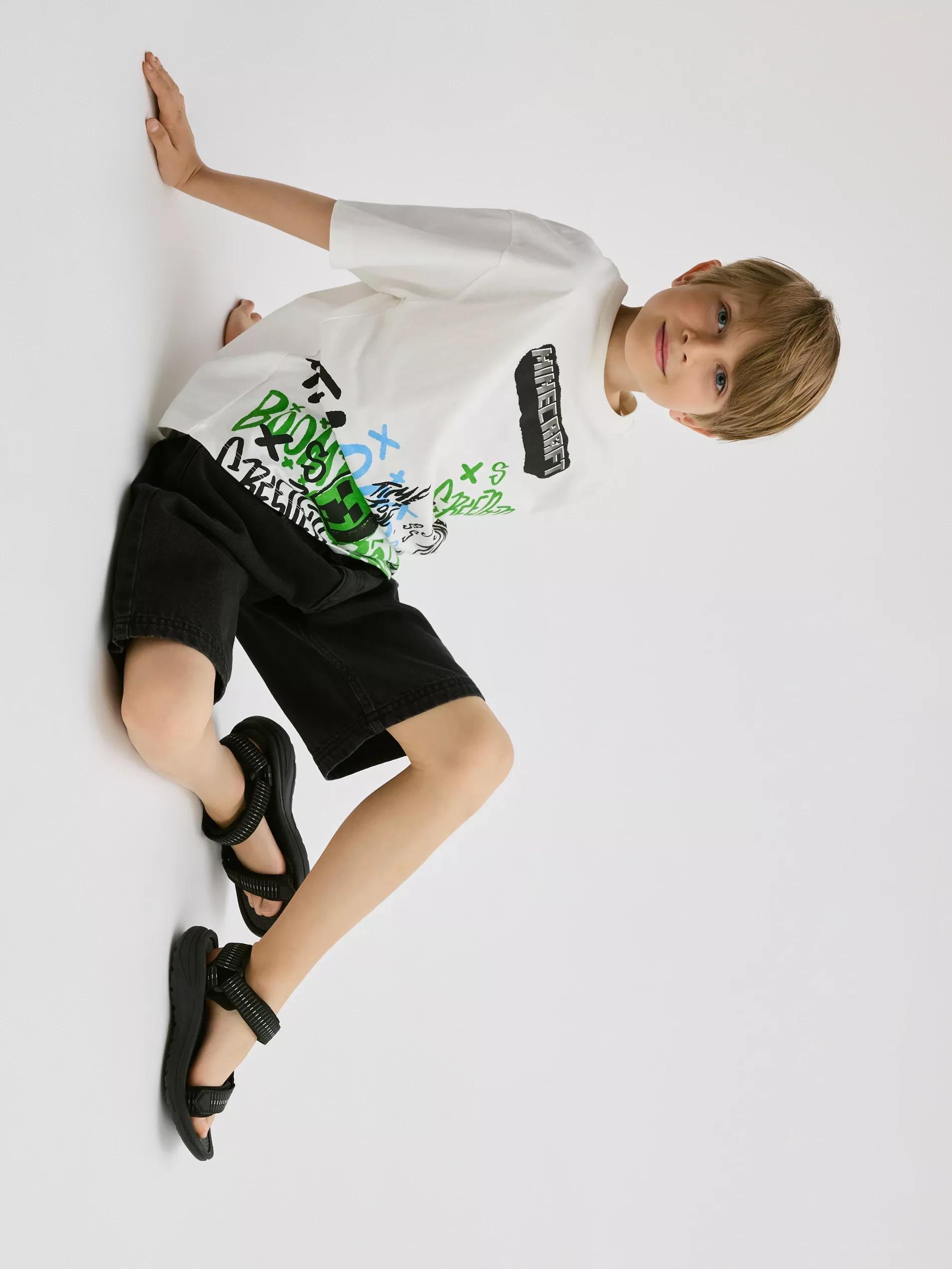 Minecraft cotton T-shirt, Ivory, large image number 4