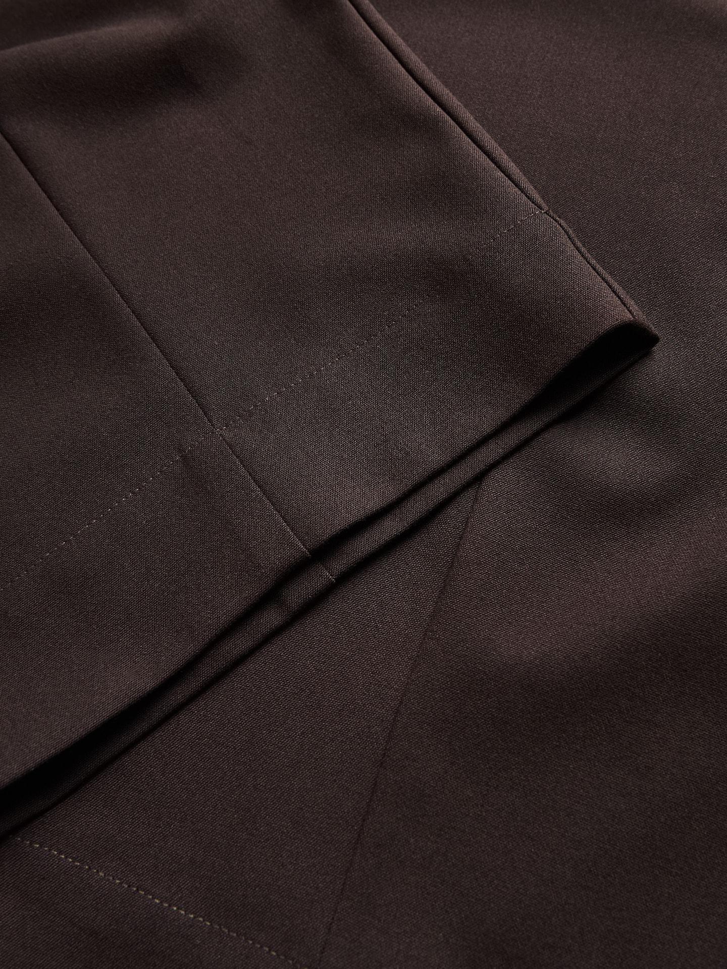 Brown Barrel Leg Trousers, Brown, large image number 5