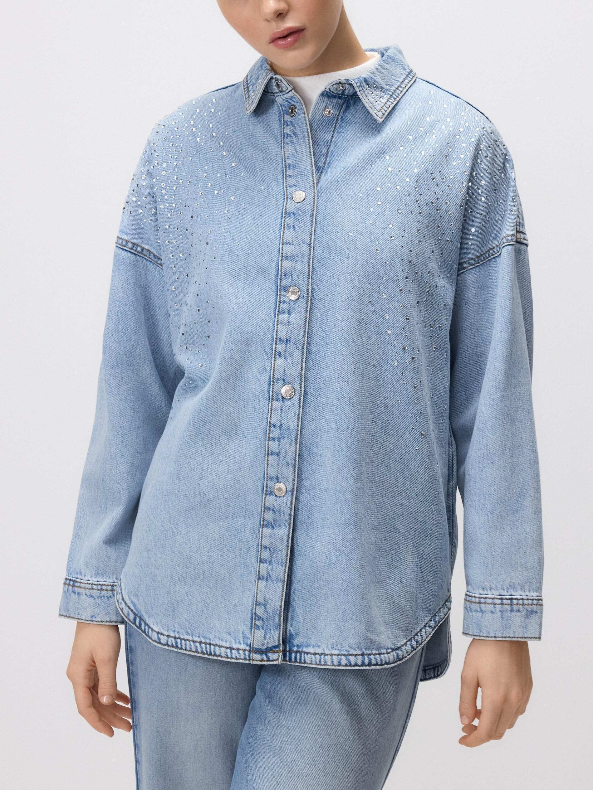 Blue Shirt, Blue, large image number 1