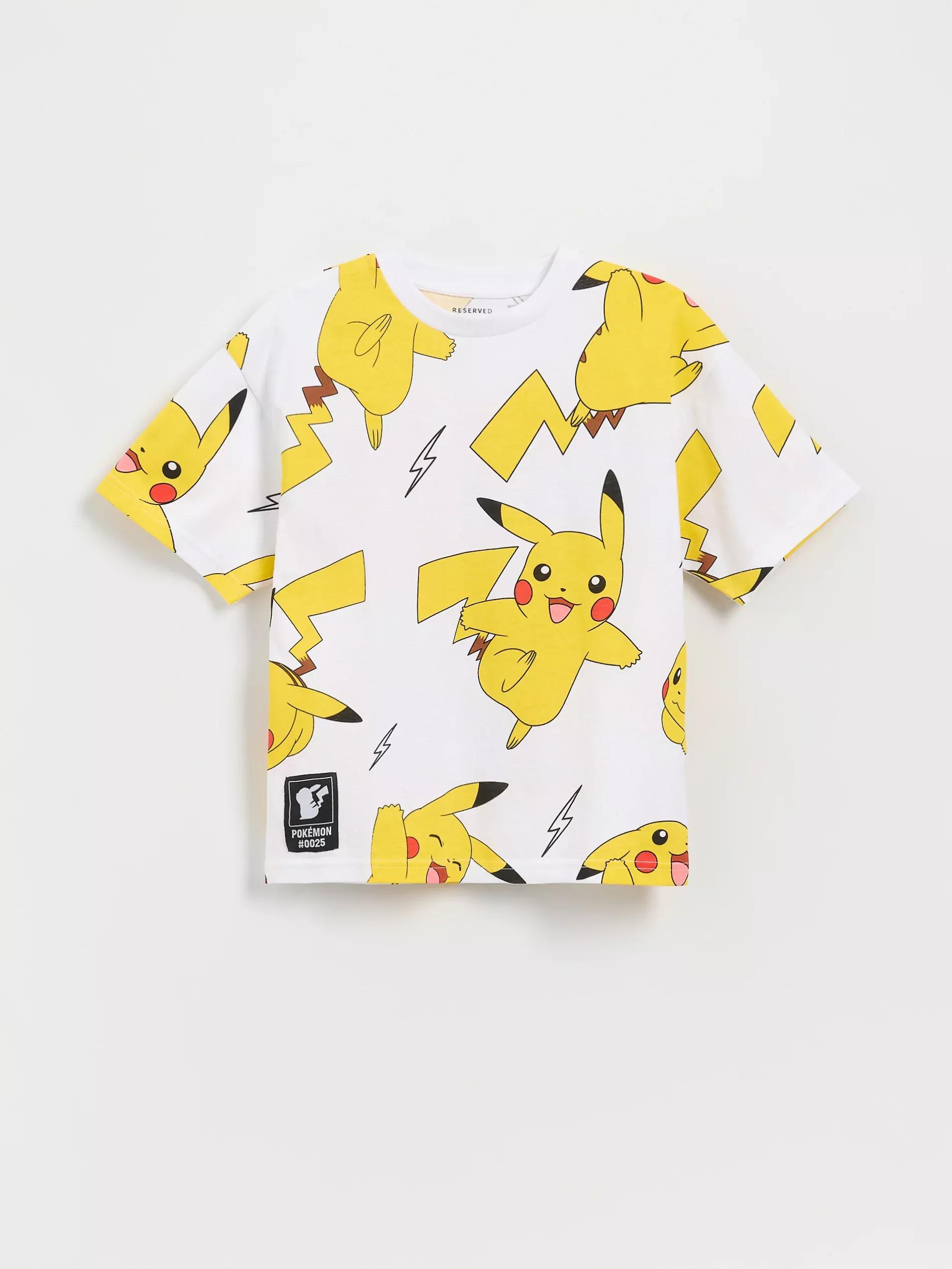 CREAM Pokemon cotton T-shirt, Ivory, large image number 1