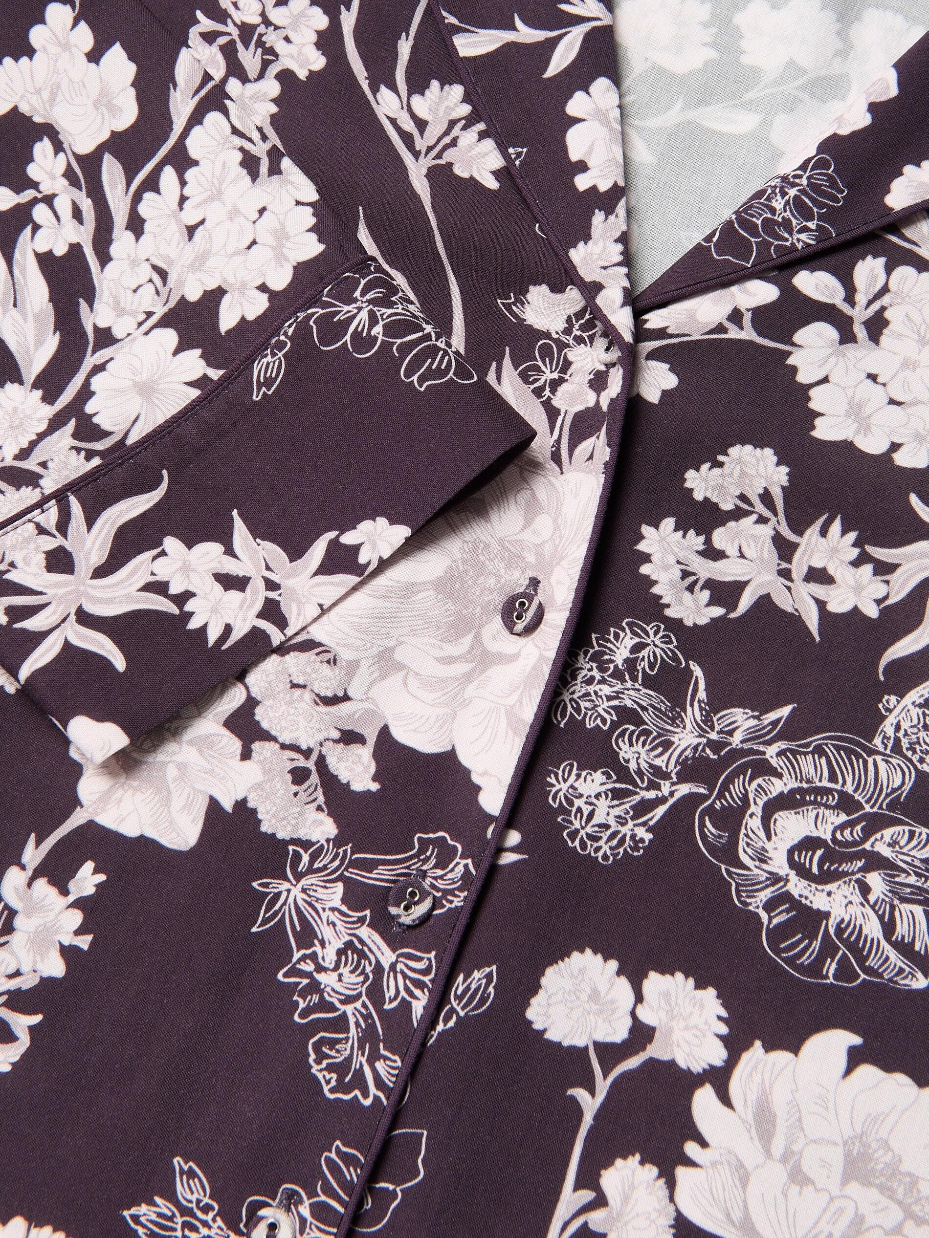 Purple Patterned Nightdress, Purple, large image number 5