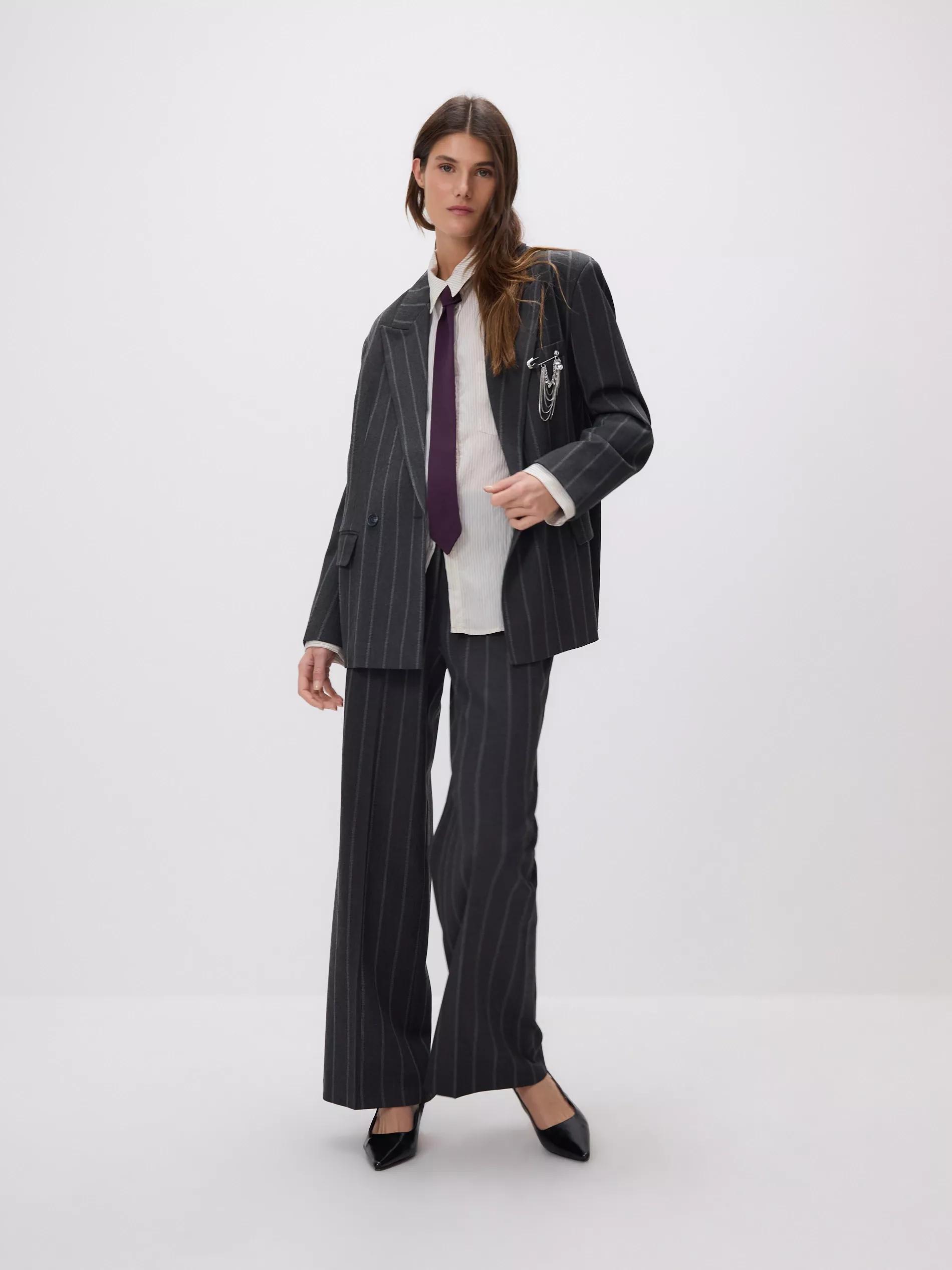 Grey Blazer, Grey, medium