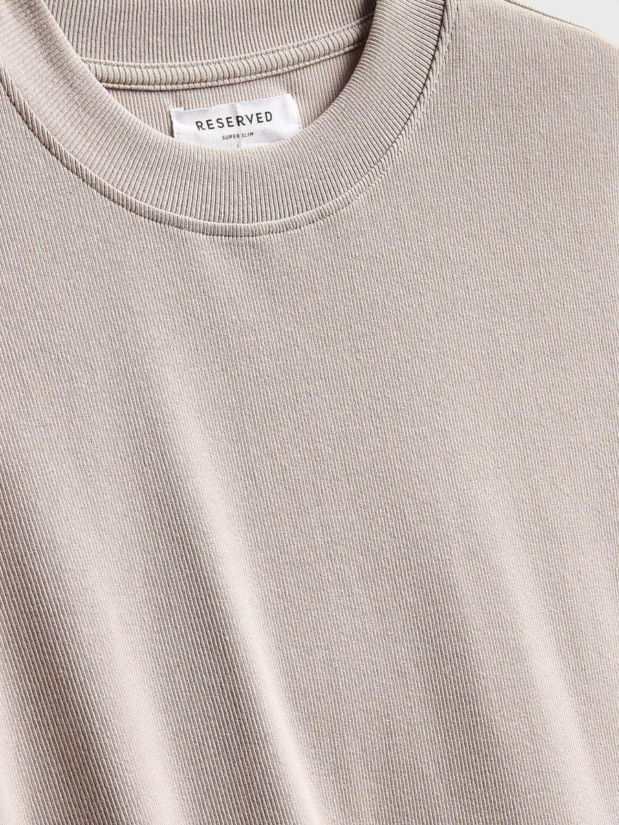 Grey Slim Fit T-Shirt, Light grey, large image number 1