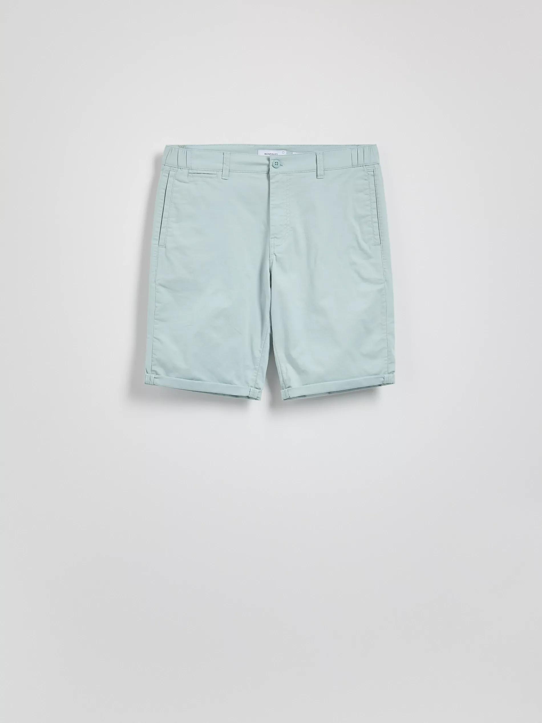 Blue Chino Slim Shorts, , large image number 0