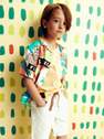 Reserved - White Shirt With Tropical Patterns, Boys