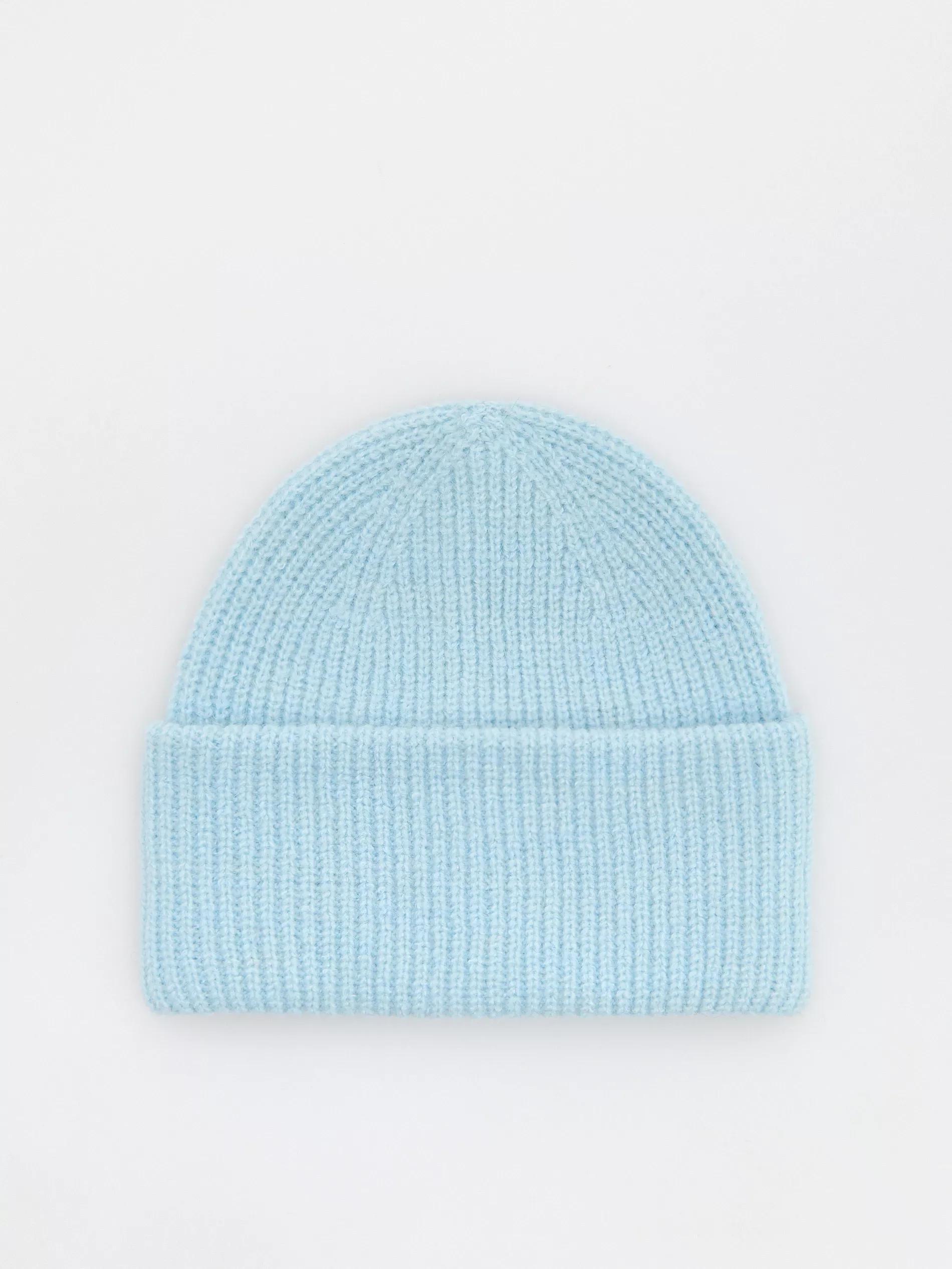 Blue Plain Beanie, Blue, large image number 0